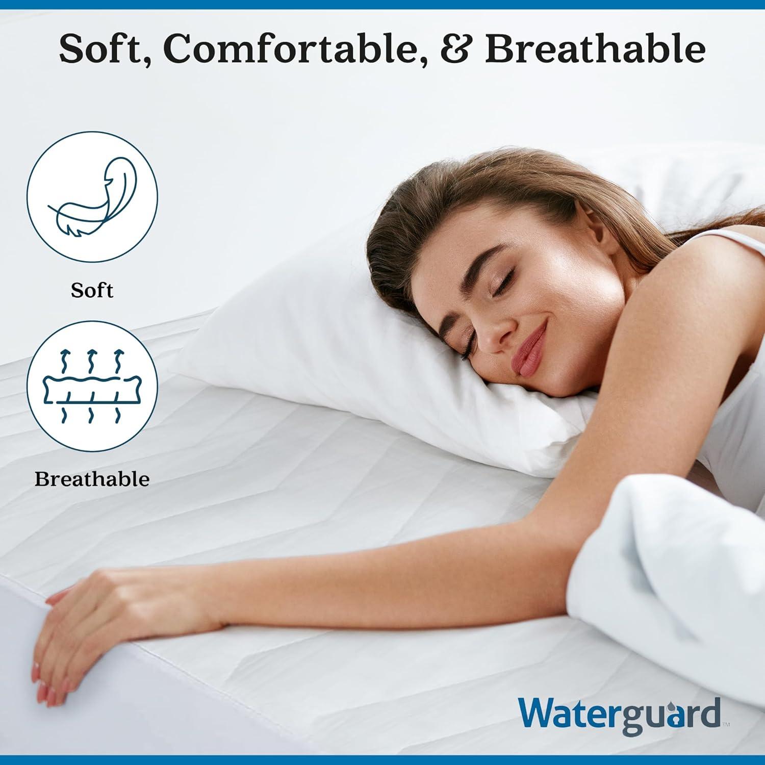 Waterguard - Quilted Waterproof Mattress Pad - 39x80" (Twin XL)