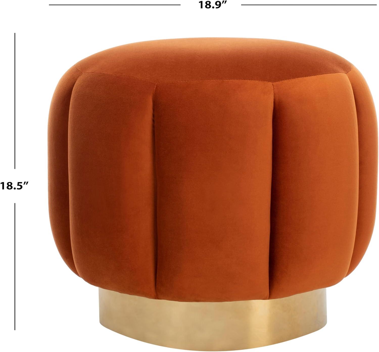 Maxine Channel Tufted Ottoman  - Safavieh