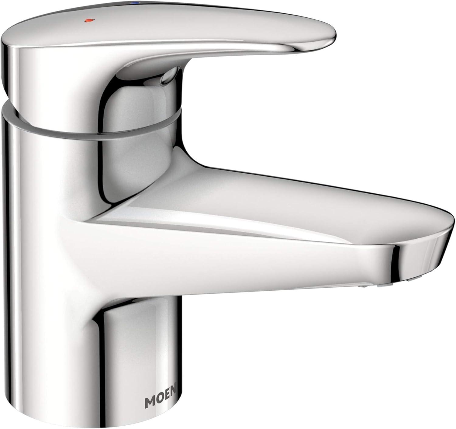 Chrome 5" Single Hole Commercial Bathroom Faucet