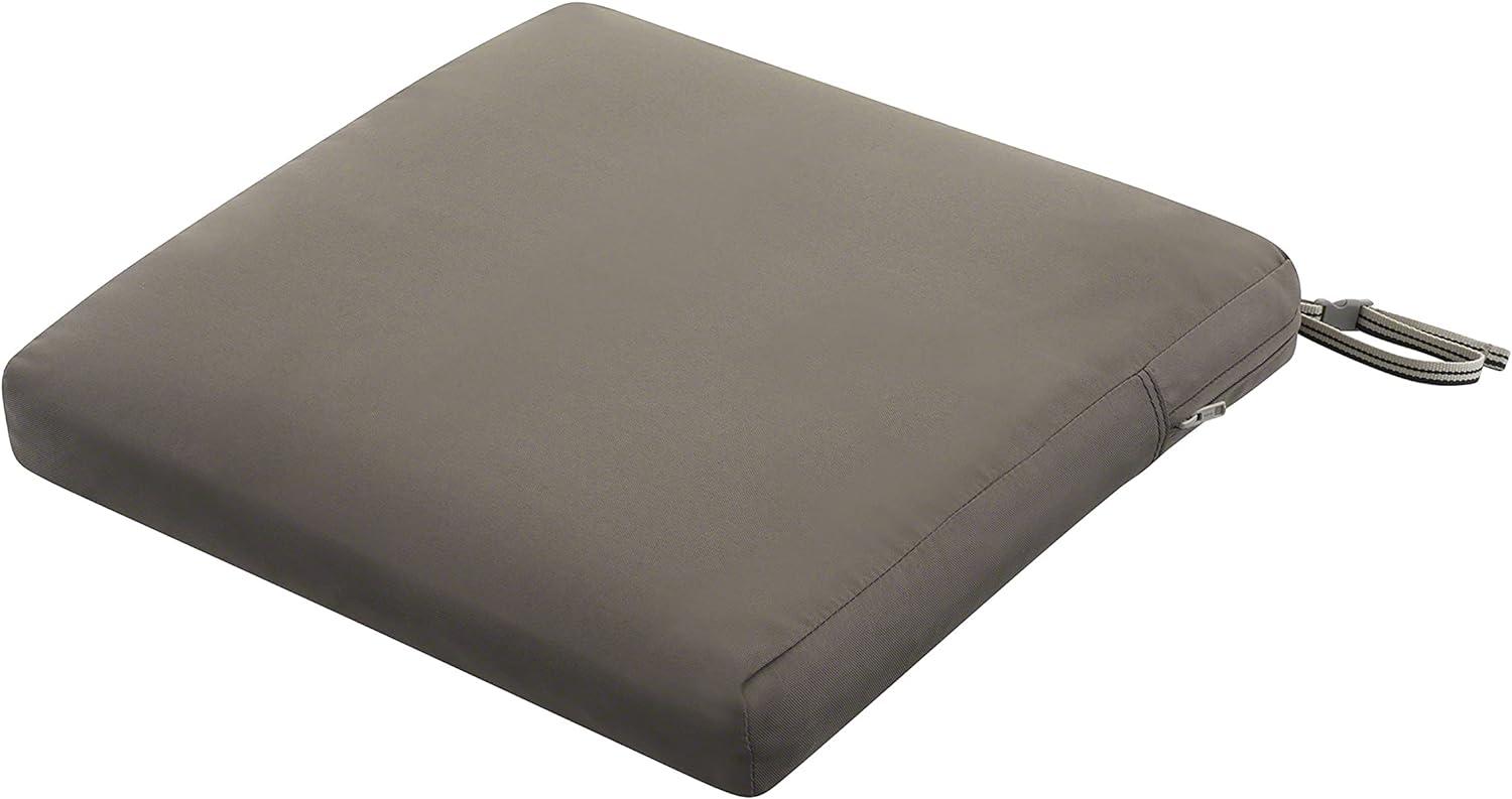 Ravenna Dark Taupe Water-Resistant Outdoor Seat Cushion