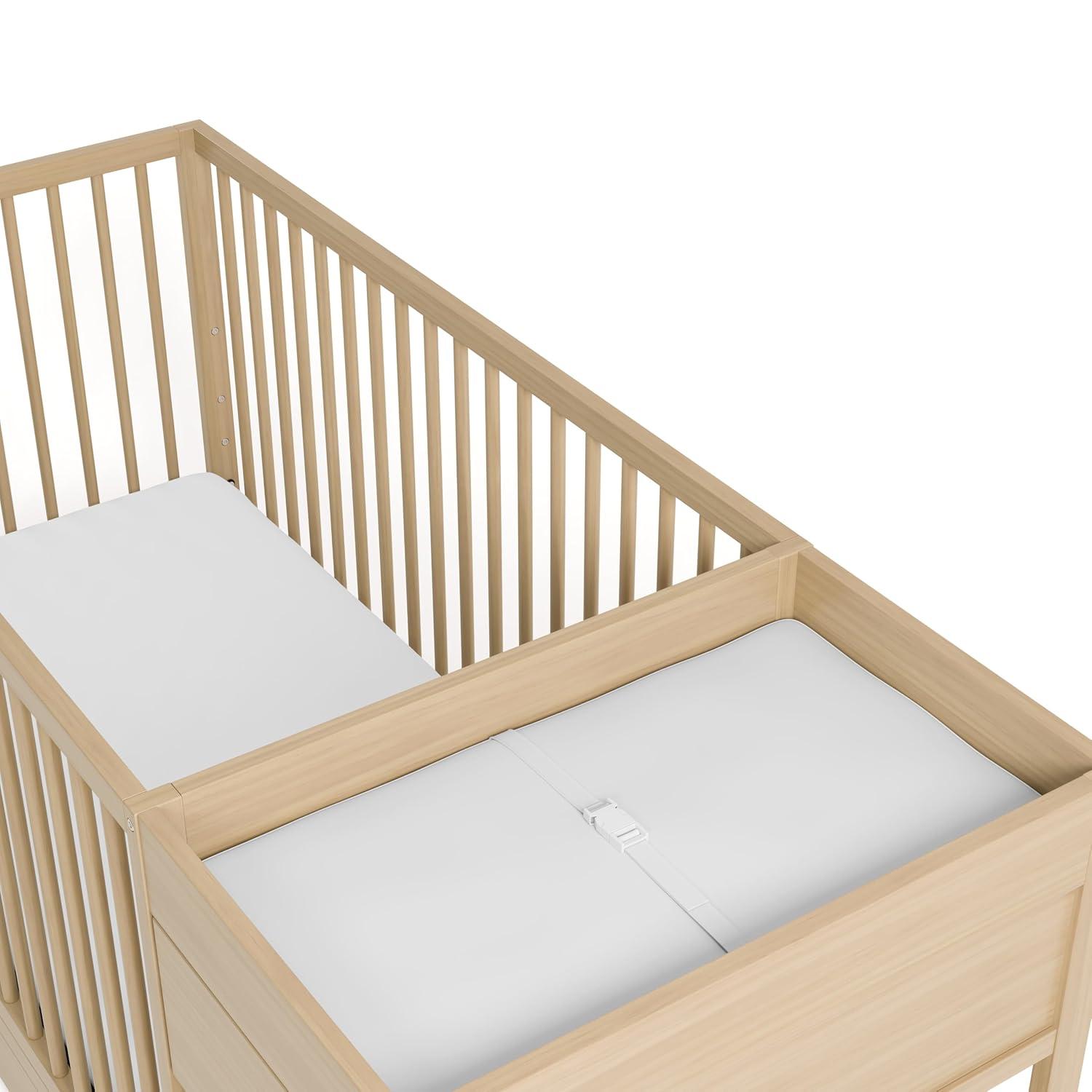 Teddi 4-in-1 Mini Convertible Crib with Mattress