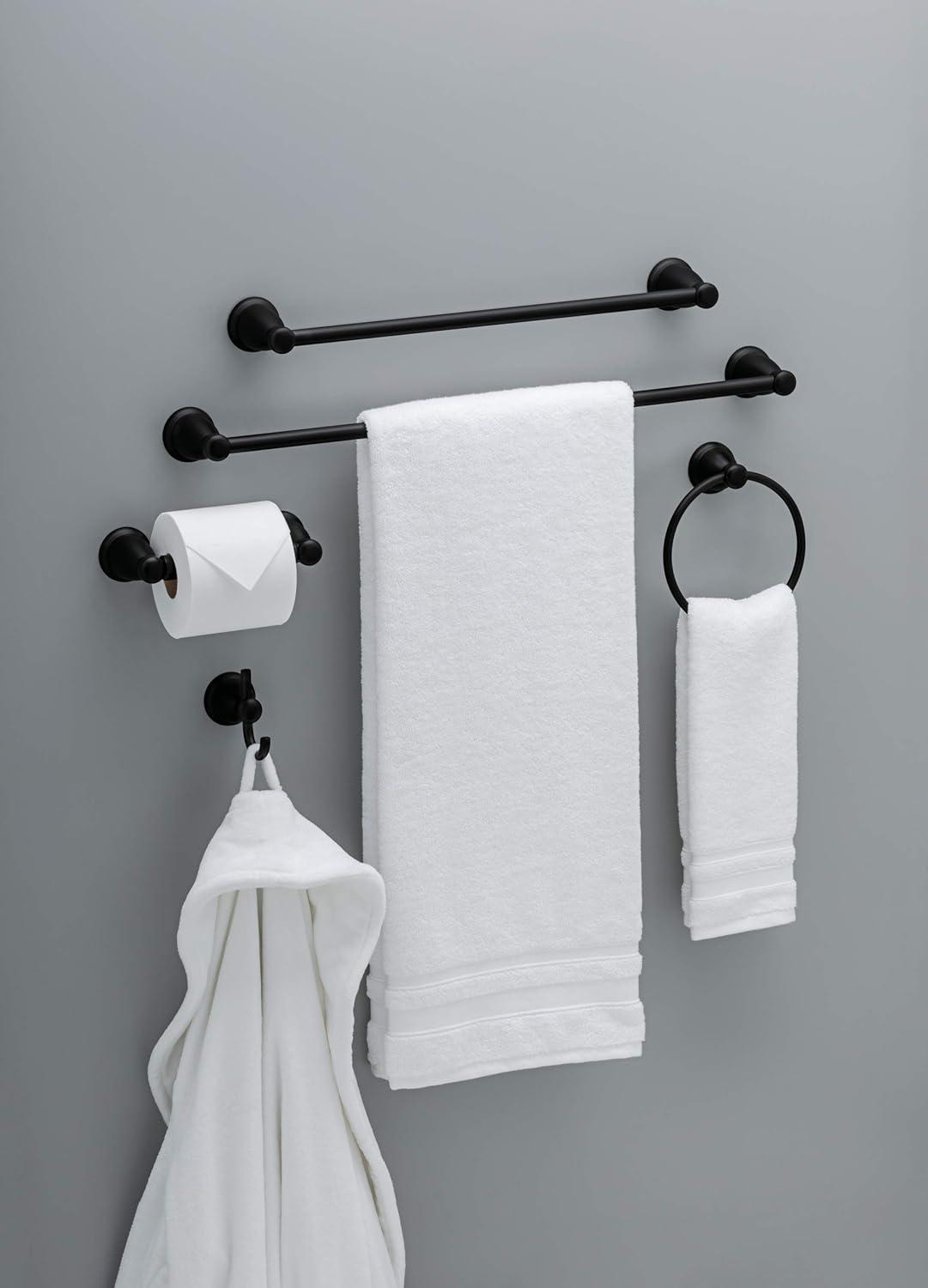 Franklin Brass KIN5PC-MB Kinla 5 Piece Bath Set Matte Black Finish