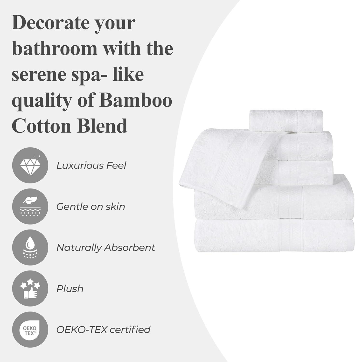 Superior Zinnia 60% Cotton And 40% Rayon From Bamboo Terrycloth Bath Towels