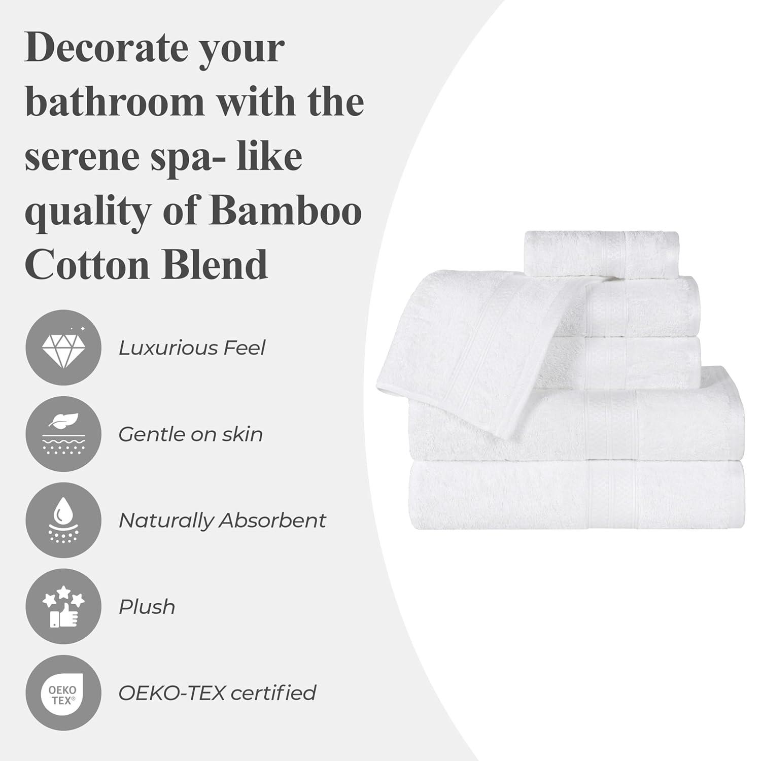 Superior Zinnia 60% Cotton And 40% Rayon From Bamboo Terrycloth Bath Towels