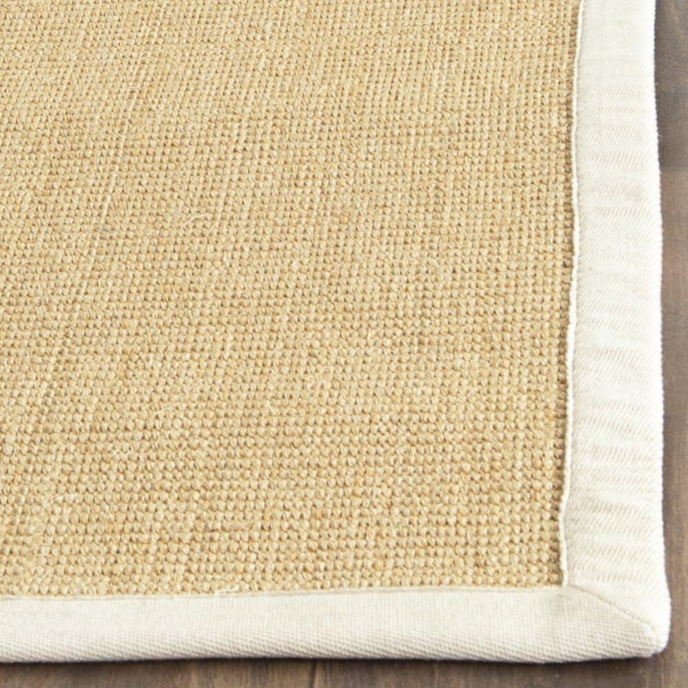 Natural Fiber NF441 Power Loomed Indoor Runner Rug - Maize/Wheat - 2'6"x12' - Safavieh.