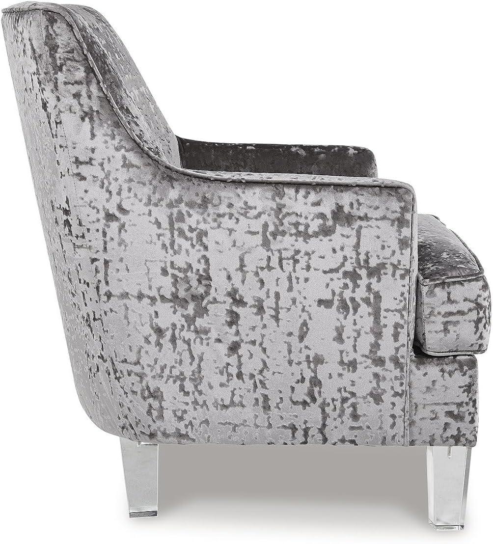 Signature Design by Ashley Contemporary Gloriann Accent Chair  Pewter