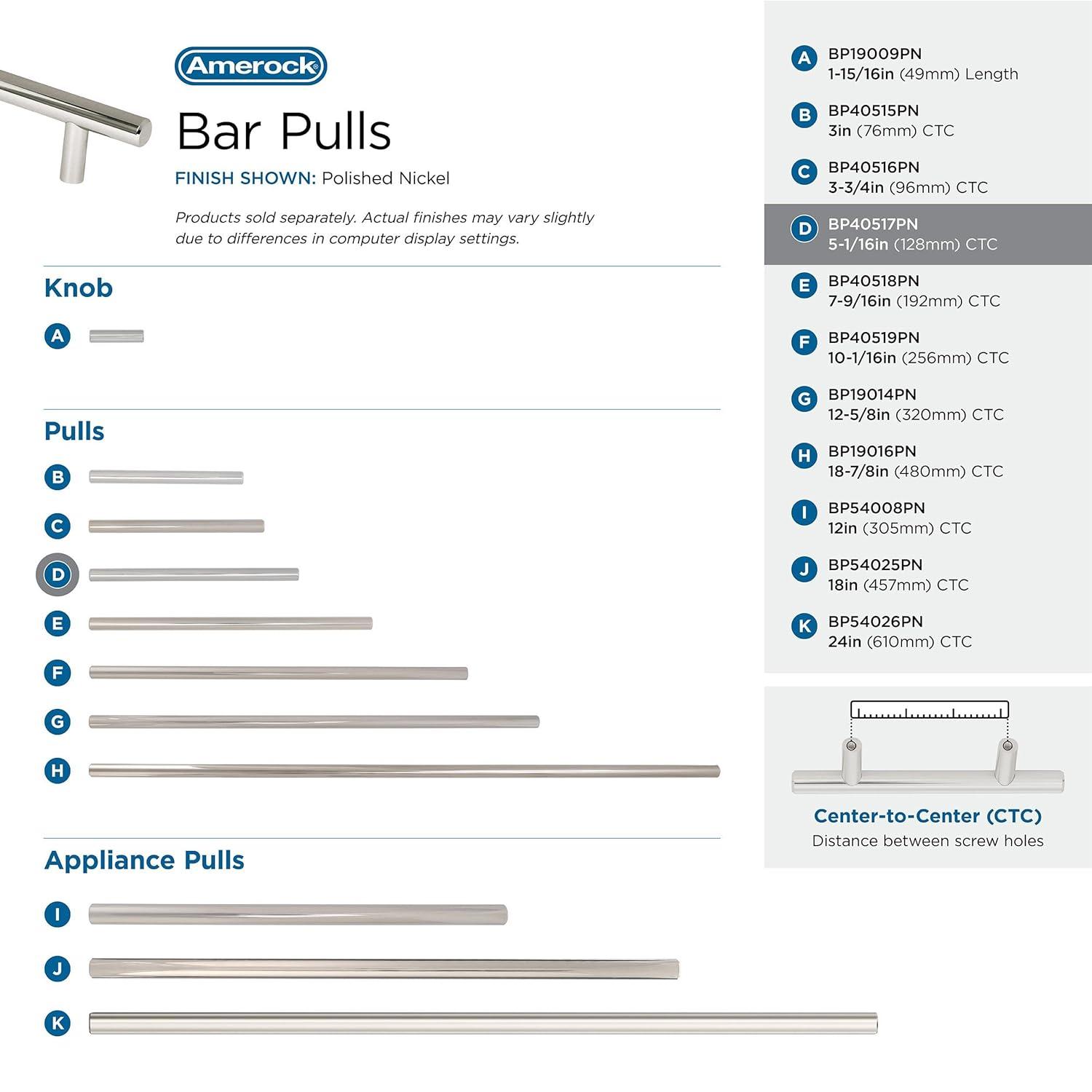 Cabinet 3" Center to Center Bar Pull Multipack