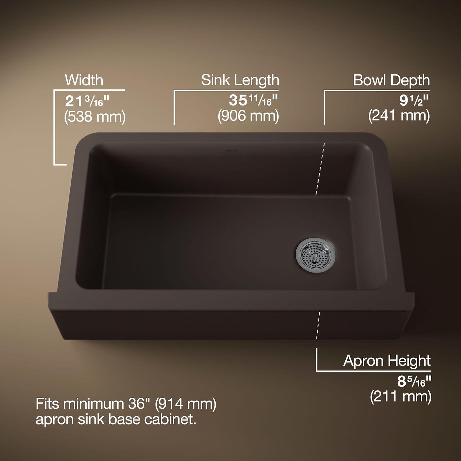 Cairn Undermount Single-Bowl Farmhouse Kitchen Sink