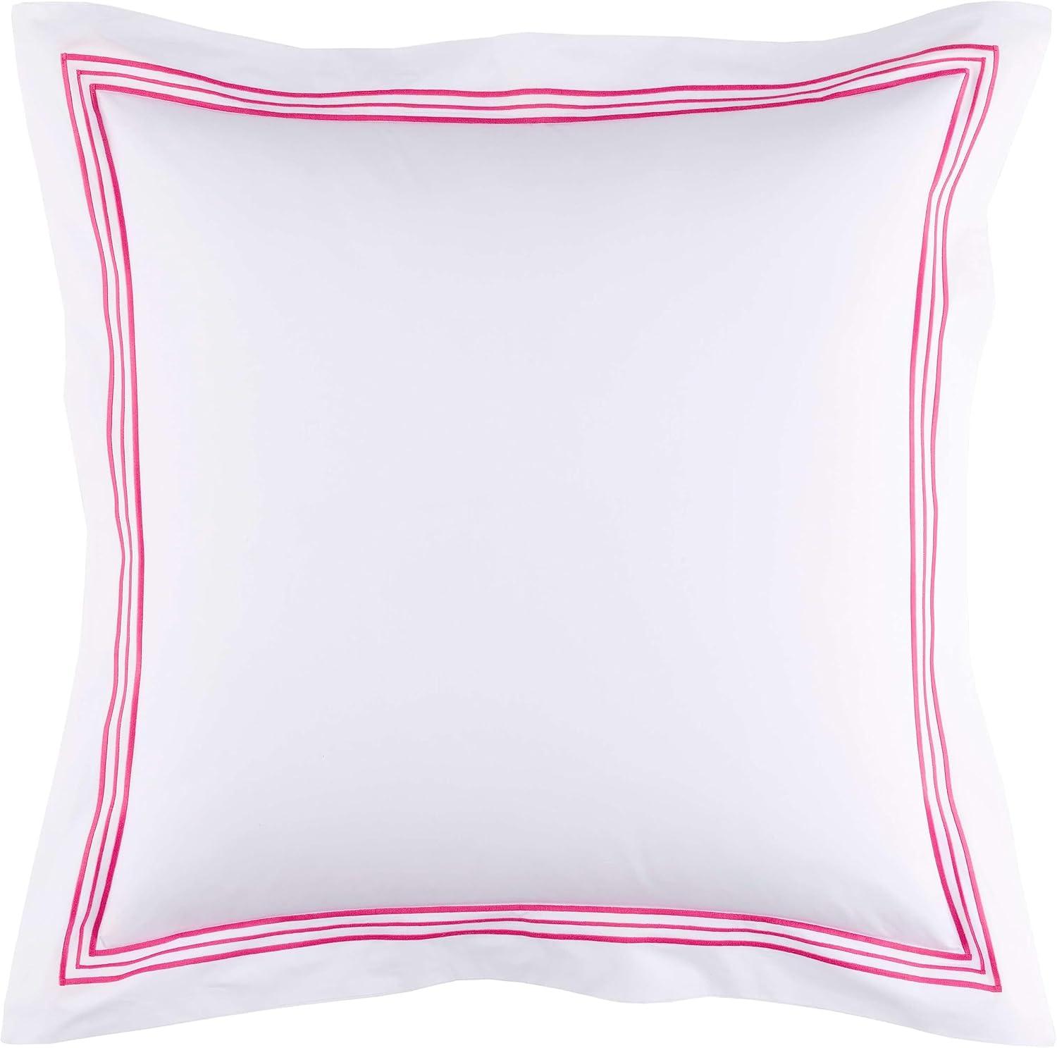 Trio Fuchsia Duvet Sham, Standard Size, Pink Stripe Pattern