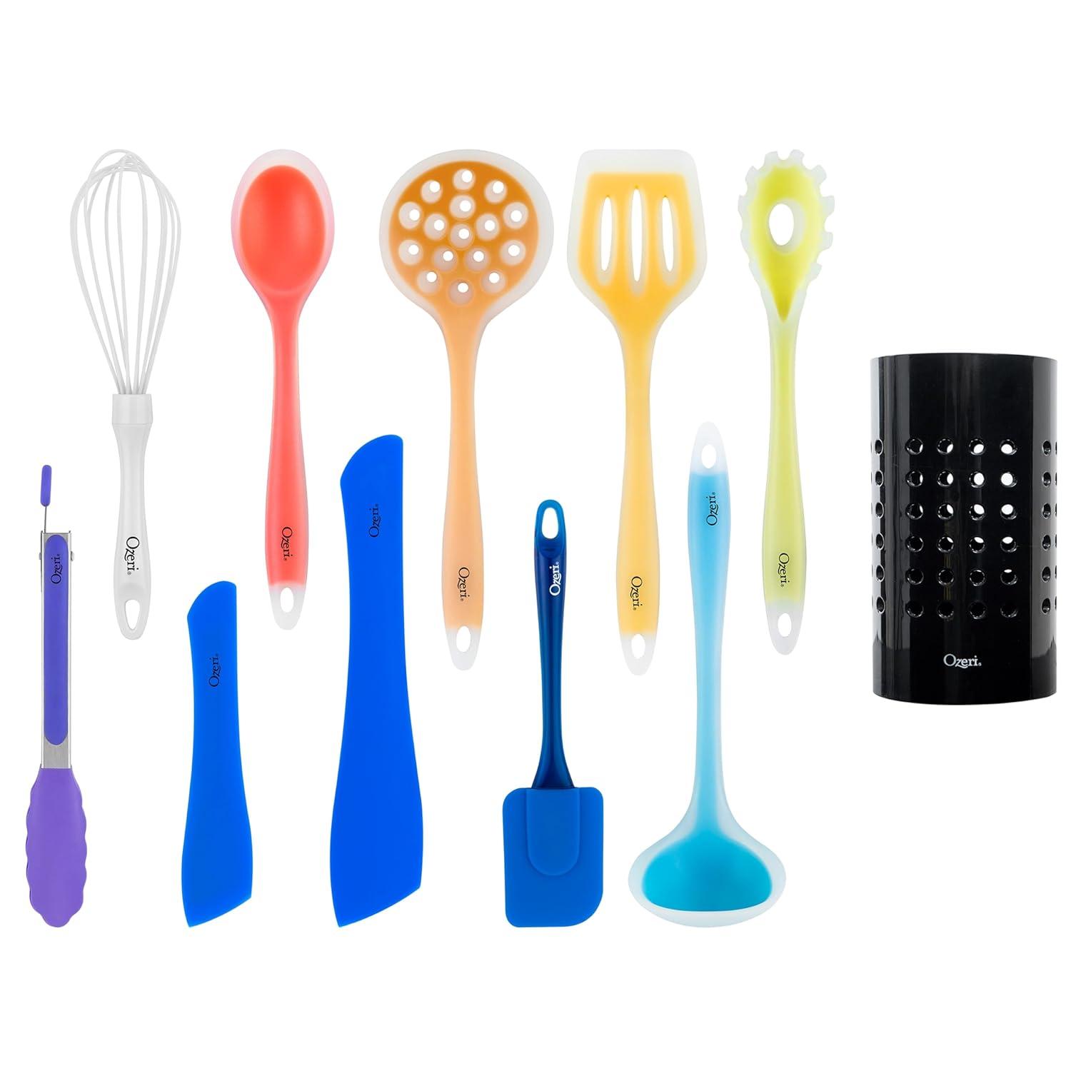 Ozeri Ozeri 11 Piece Cooking Utensil Set with Utensil Crock