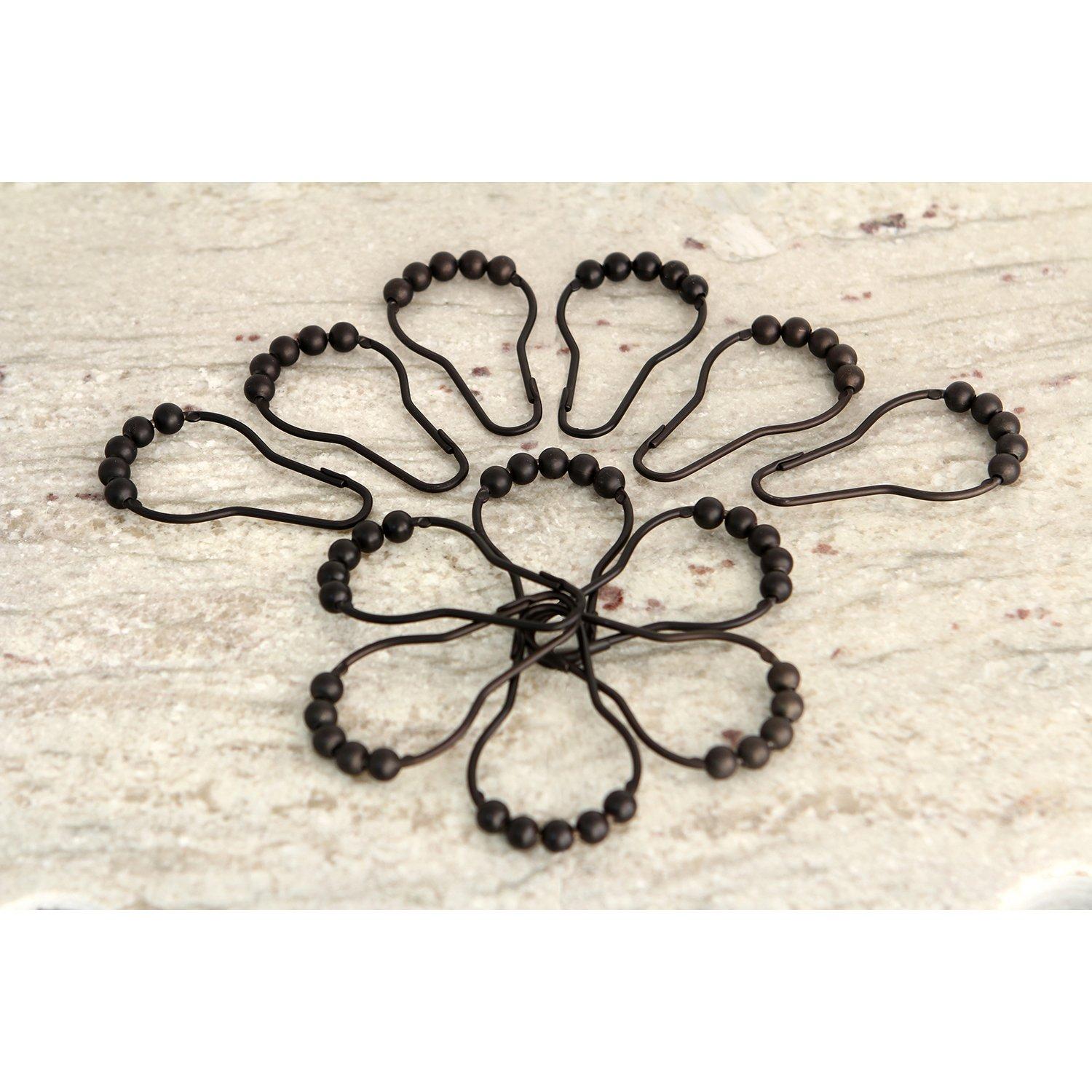 Kingston Brass Kingston Brass Edenscape Roller Ball Shower Curtain Rings (12 Pieces/Set) (Set of 12)