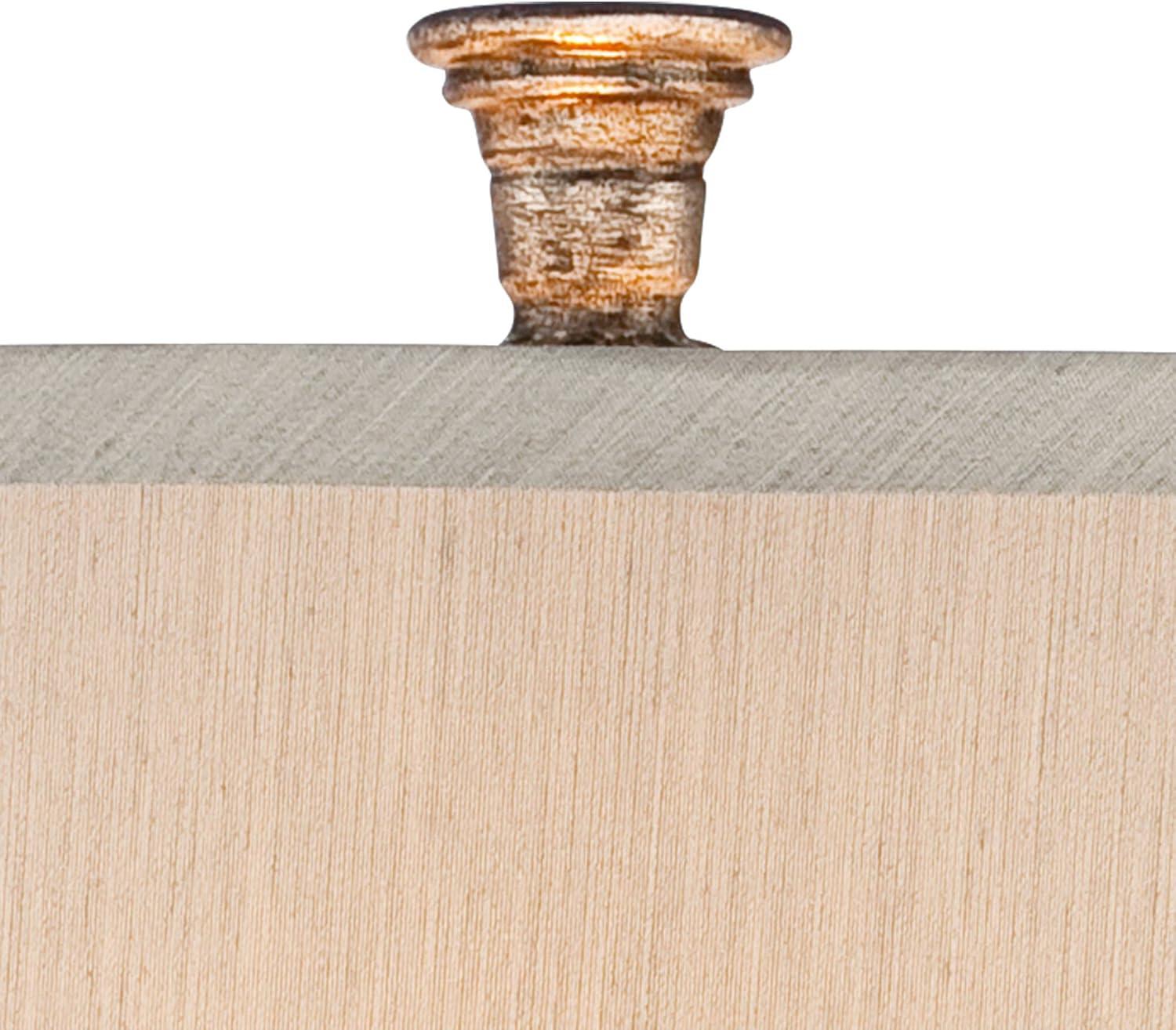 Barnes and Ivy Traditional Table Lamp with LED Nightlight Dimmer 33 3/4" Tall Mercury Glass Off-White Shade for Bedroom Nightstand