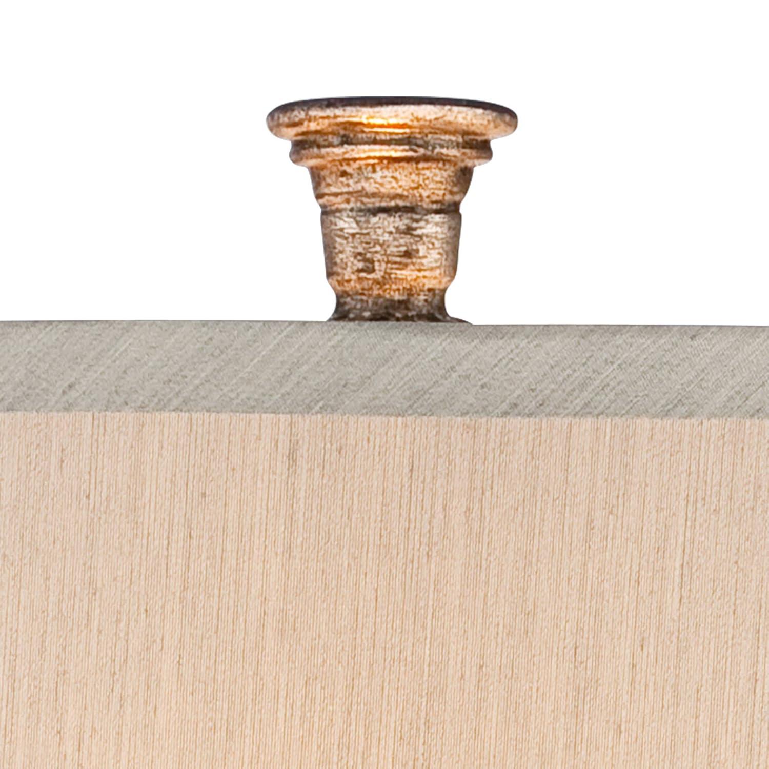 Barnes and Ivy Traditional Table Lamp with LED Nightlight Dimmer 33 3/4" Tall Mercury Glass Off-White Shade for Bedroom Nightstand