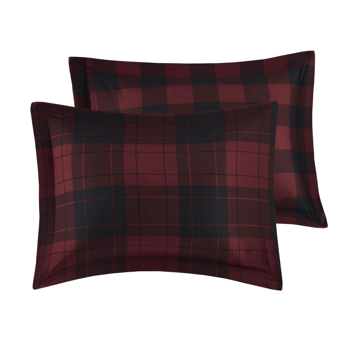 Madison Park Essentials Everest Reversible Plaid Comforter Set with Bed Sheets