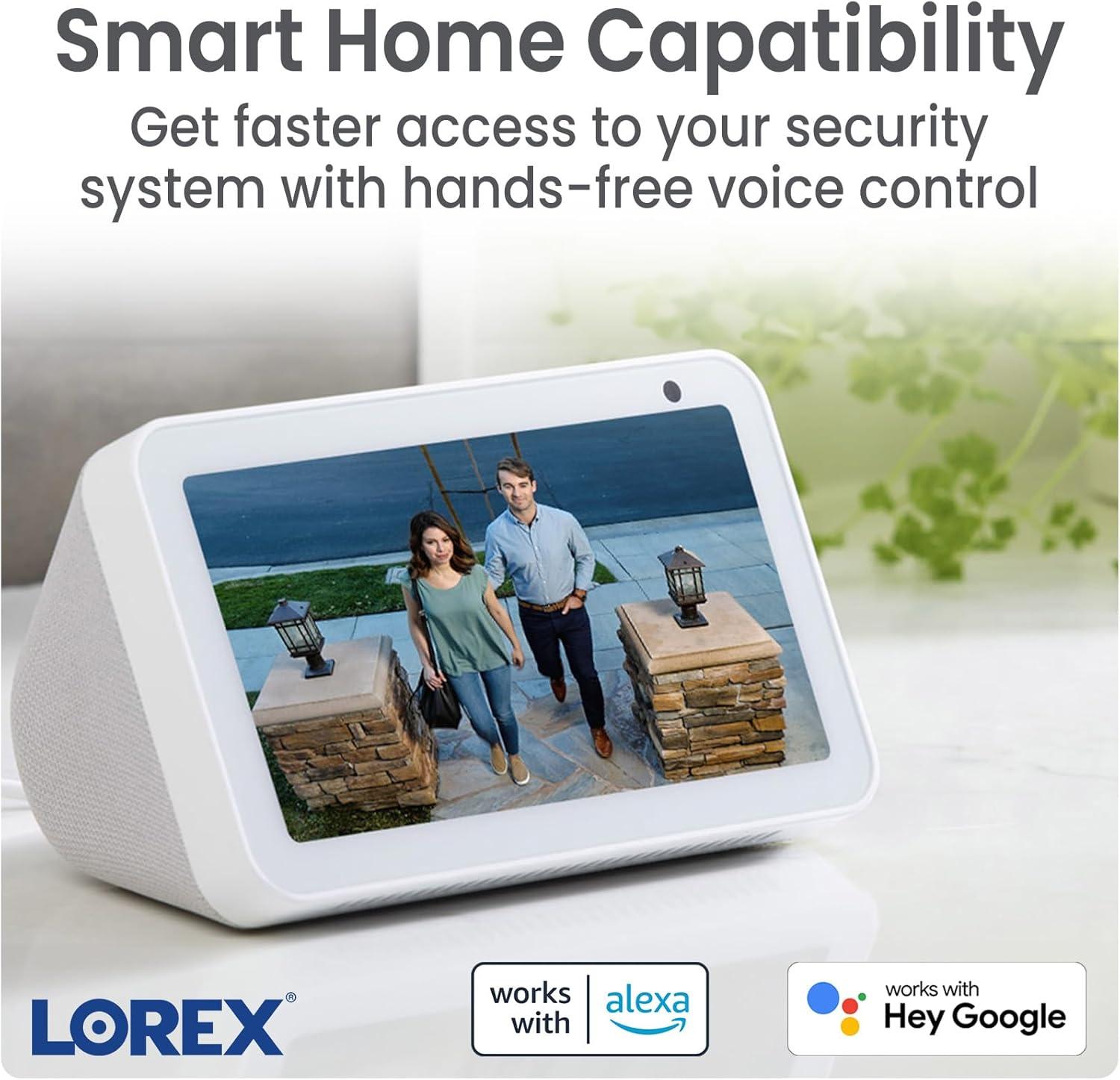 Lorex 1080p 8-channel 1TB Wired DVR System D24281B-2NA4-E