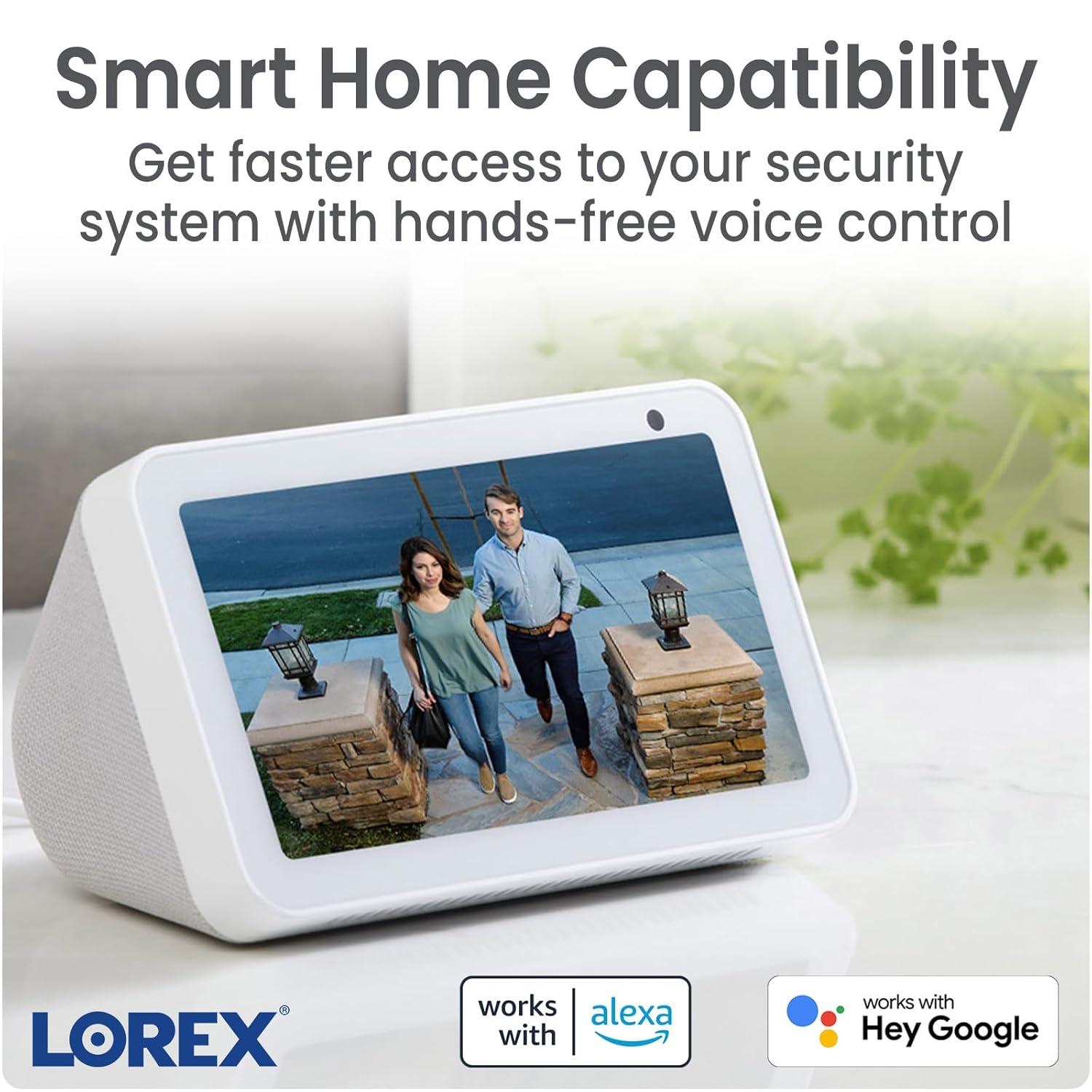 Lorex 1080p 8-channel 1TB Wired DVR System D24281B-2NA4-E