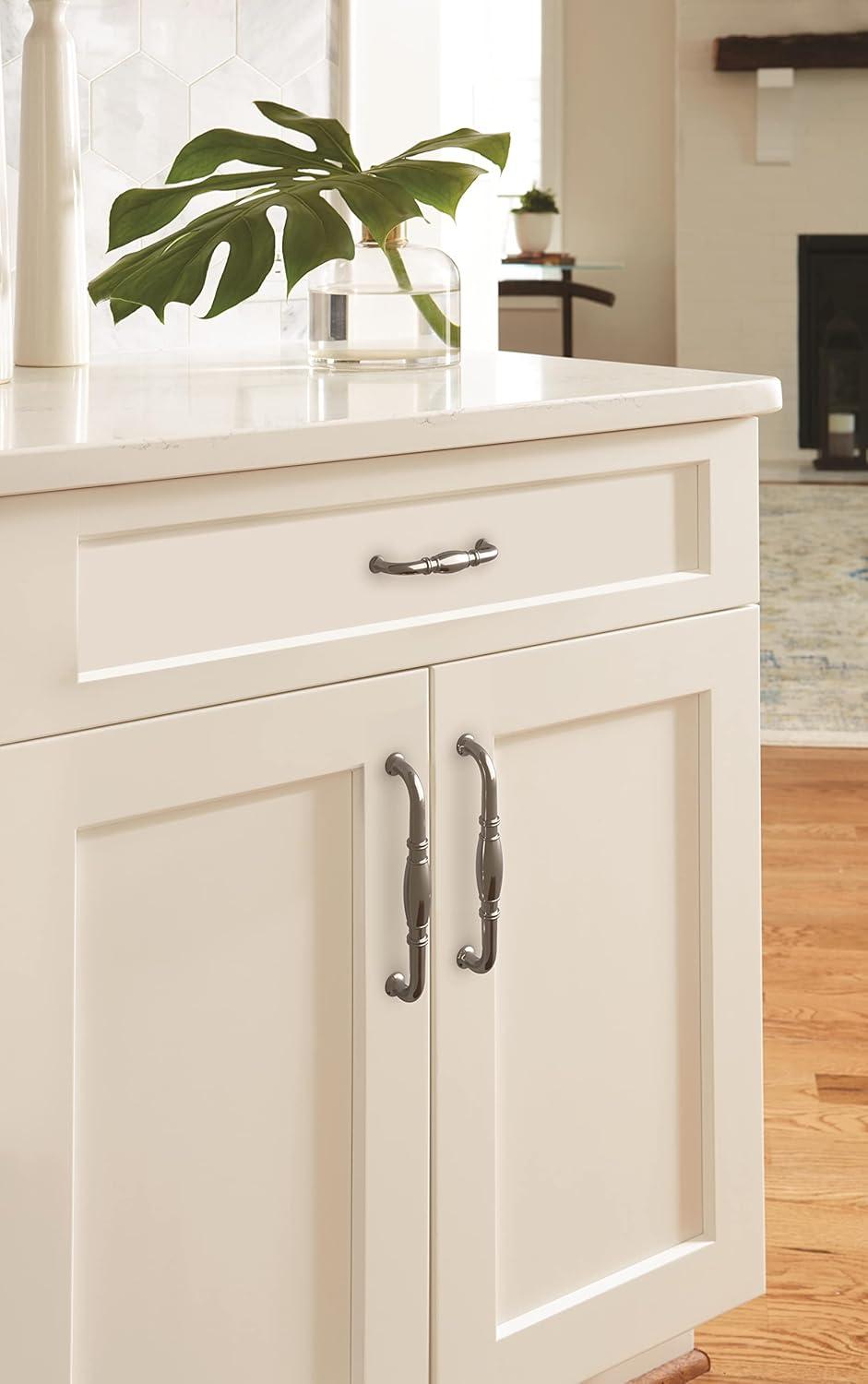 Granby Polished Chrome Traditional Cabinet Pull with Mounting Hardware