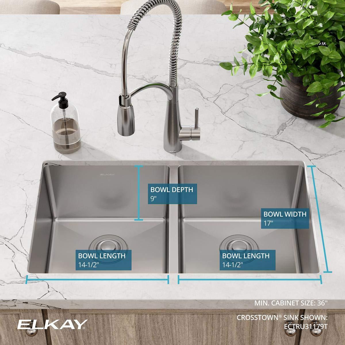 Modern Stainless Steel Double Bowl Undermount Kitchen Sink