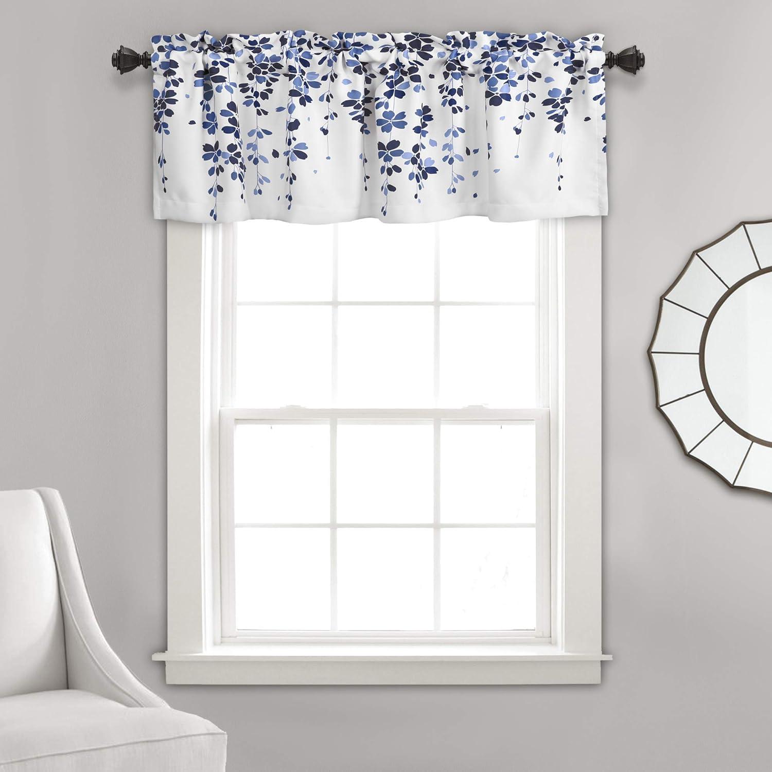 18"x52" Weeping Flower Valance - Lush Décor