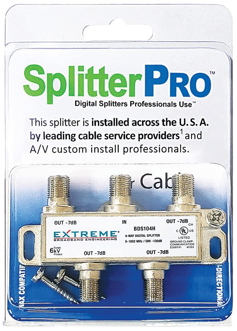 - Digital Splitters Professionals Install Every Day Across The U. S. A. 2-Way Coaxial Cable Splitter, 1 GHz