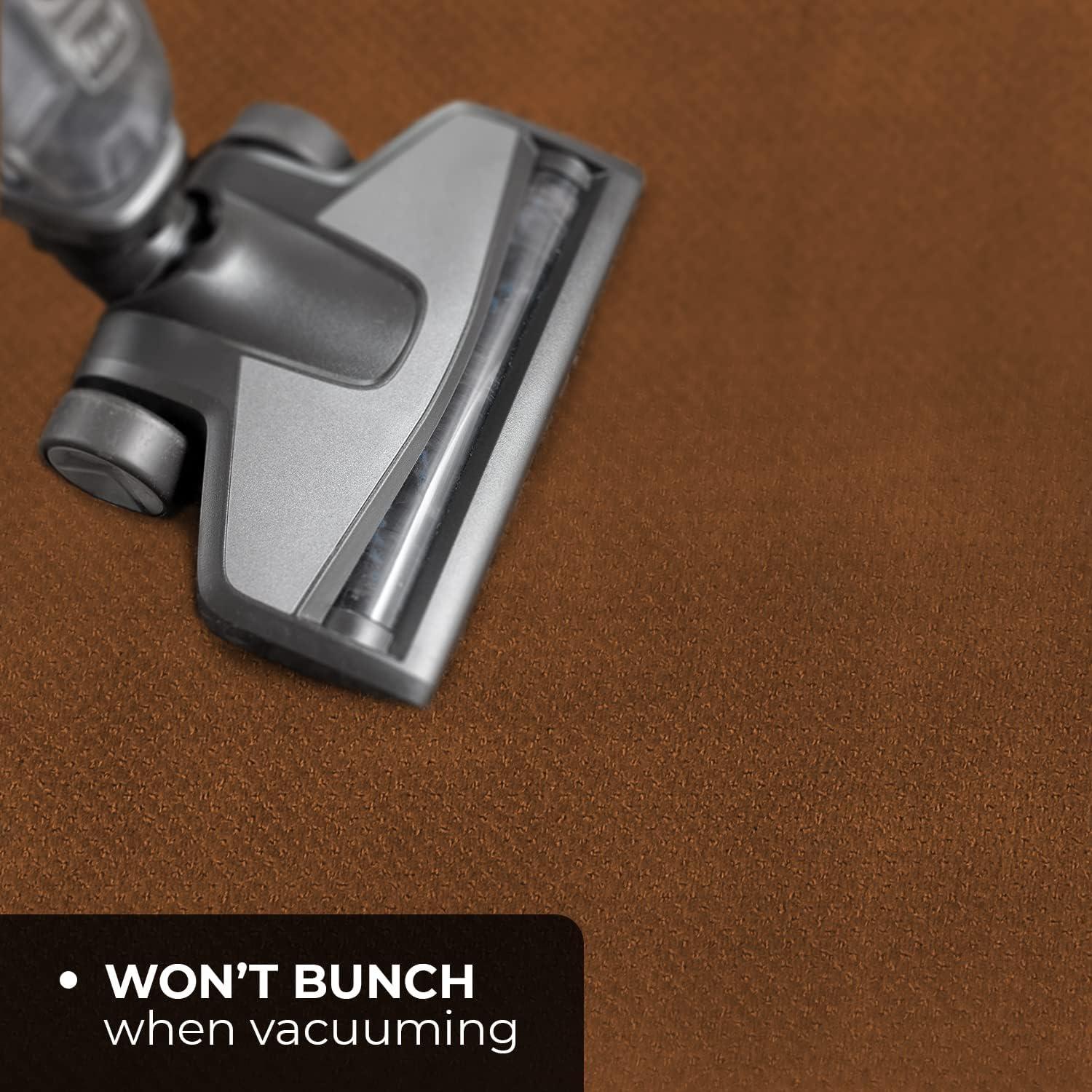 Skid-resistant Carpet Indoor Area Rug Floor Mat - Toffee Brown - 4' X 4' - Many Other Sizes to Choose From