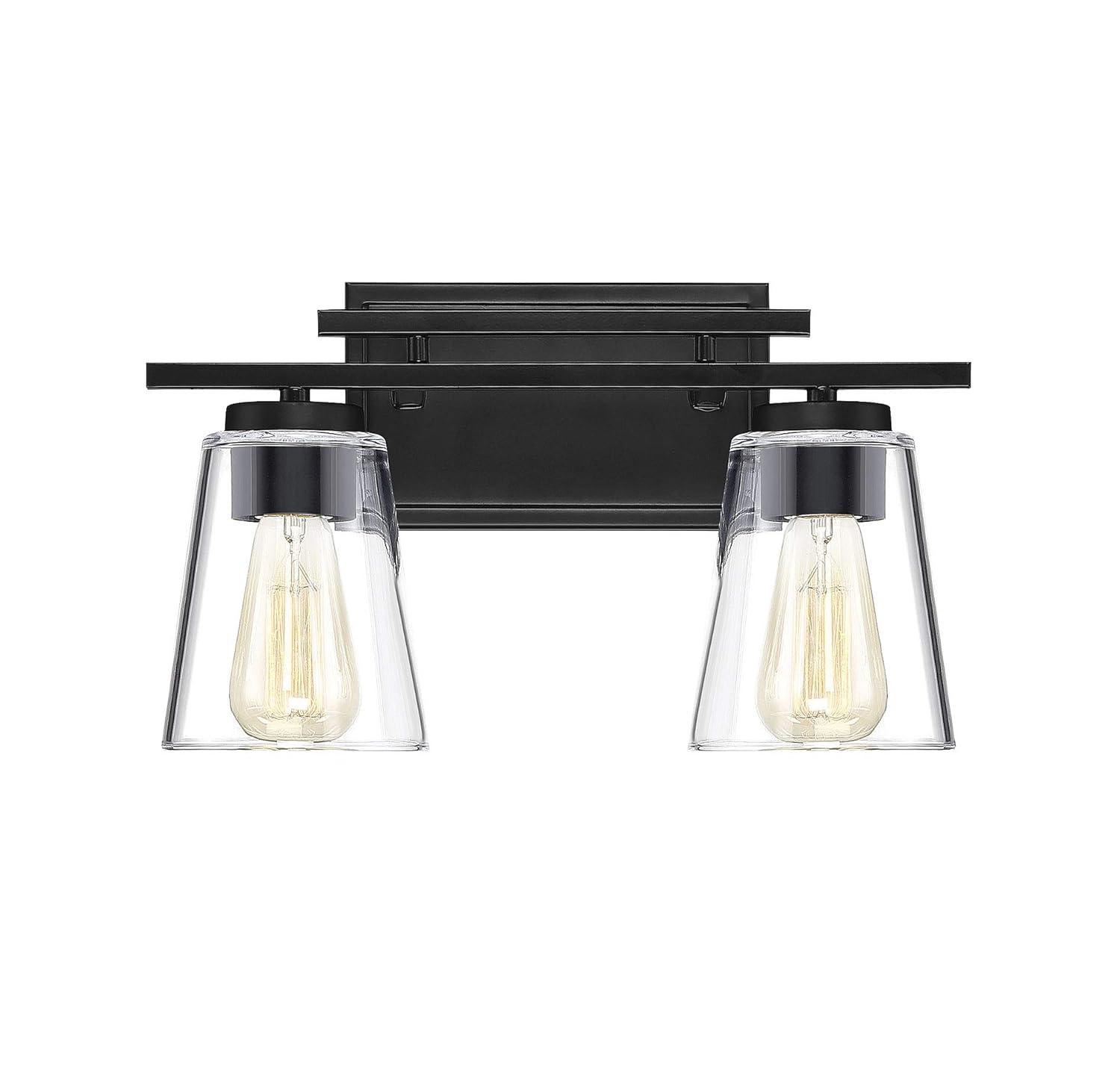 Savoy House Calhoun 2 - Light Vanity in  Black