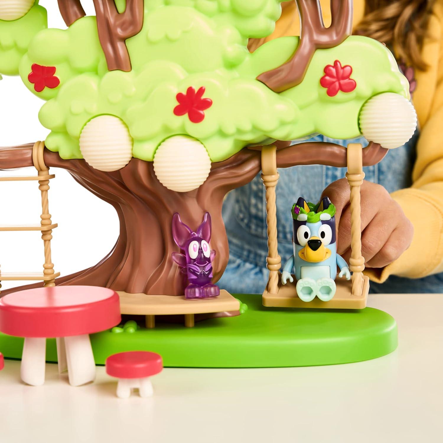 Bluey Tree Playset Flower Crown Bluey, Fairy Figures, and Accessories Preschool Ages 3+
