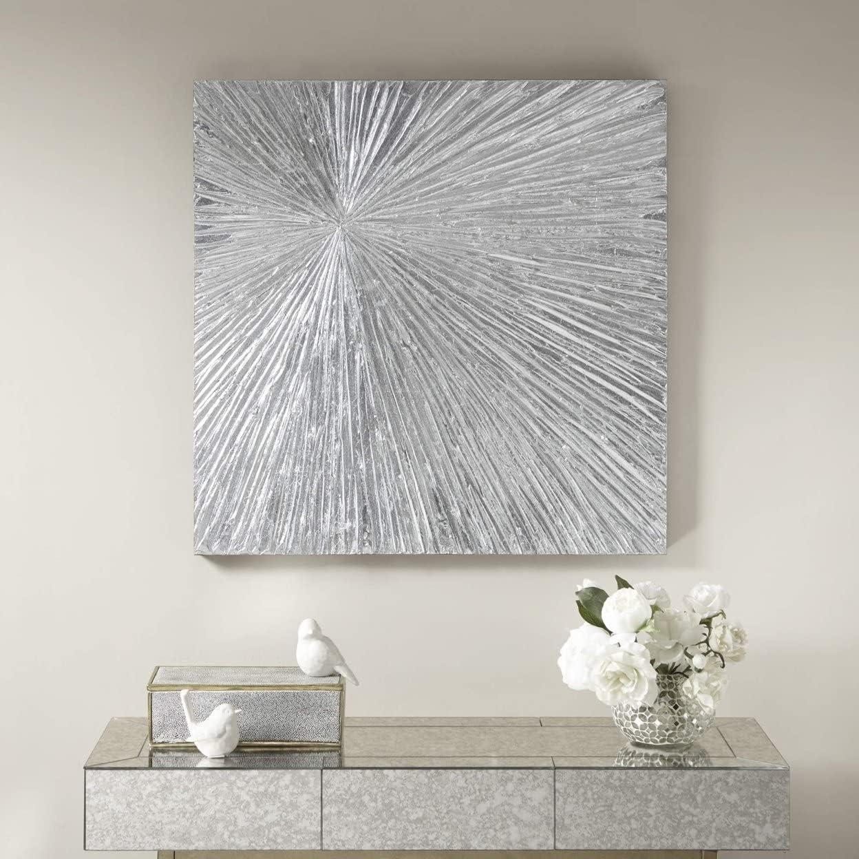 Sunburst Hand Painted Dimensional Resin Wall Art