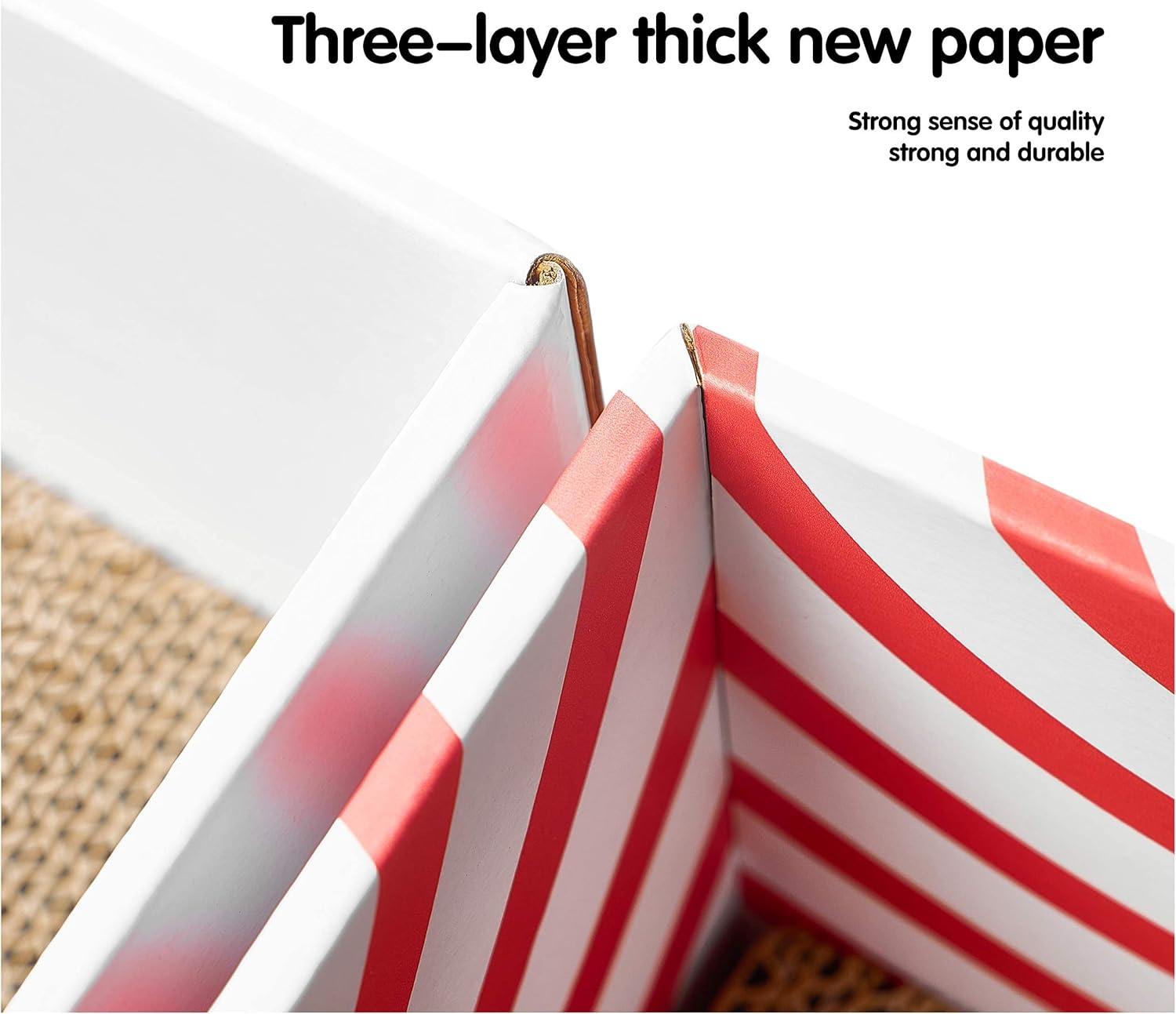 Conlun Cat Scratcher Cardboards with Box, 5-Pack Replacement Reversible Cat Scratcher Pad, Large