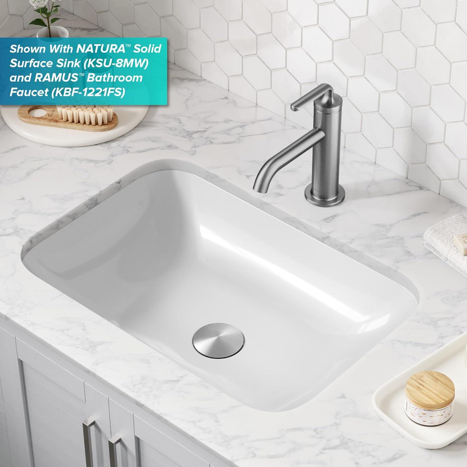 KRAUS Pop-Up Bathroom Sink Drain With Overflow