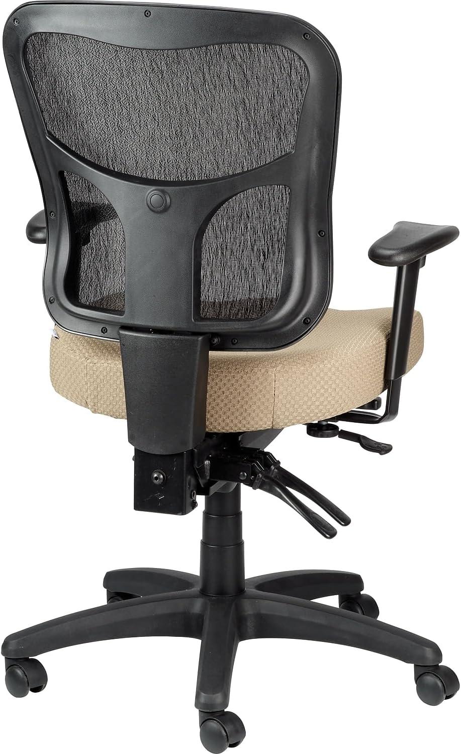 Tempur-Pedic TP8000 Ergonomic Mesh Mid-Back Task Chair Beige TP8000-BEIGE