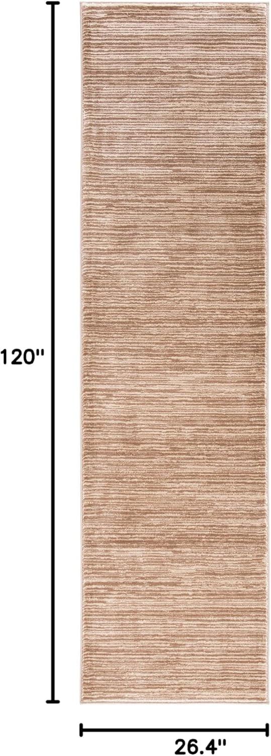 Vision VSN606 Power Loomed Indoor Runner Rug - Light Brown - 2'2"x10' - Safavieh.