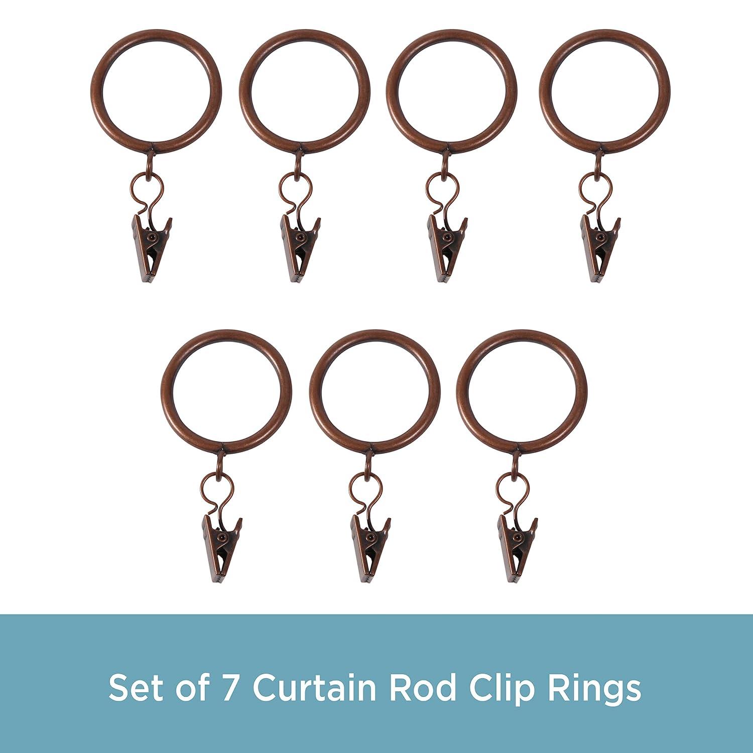 Kenney Kenney Clip Rings for 1" Diameter Curtain Rods
