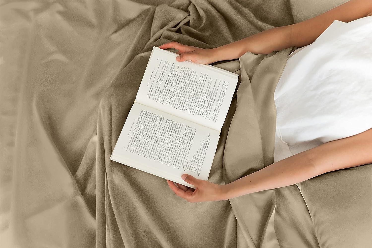 CGK Linens 4 Piece 100% Cotton 400 Thread Count Hotel Quality Bed Sheet Set