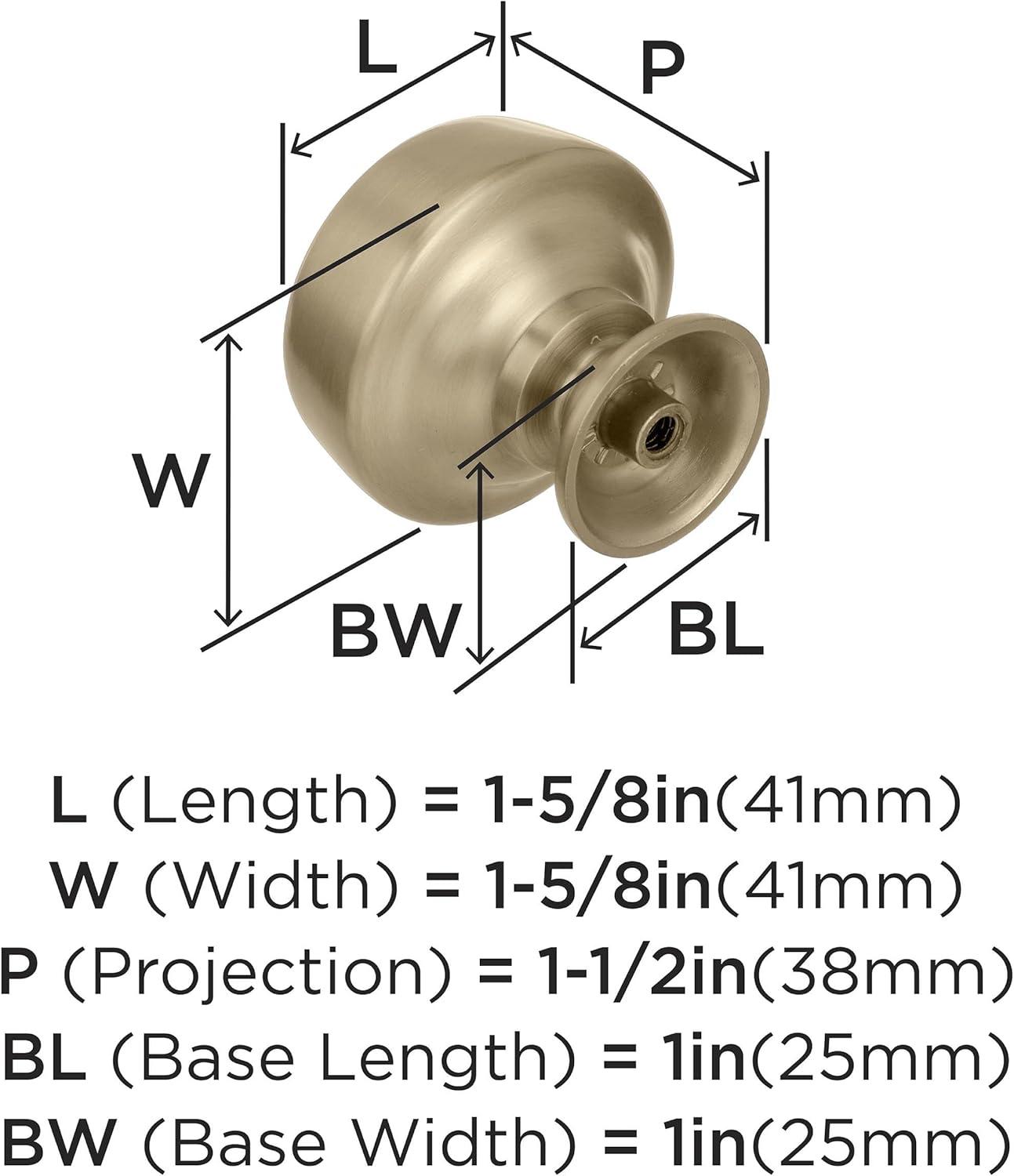 Amerock Kane Mushroom Knob