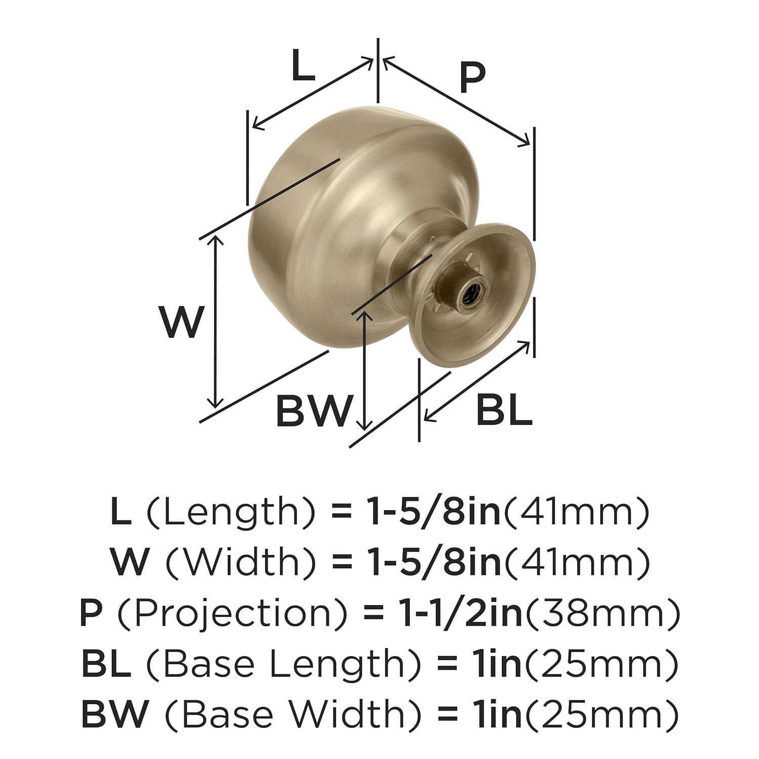 Amerock Kane Mushroom Knob