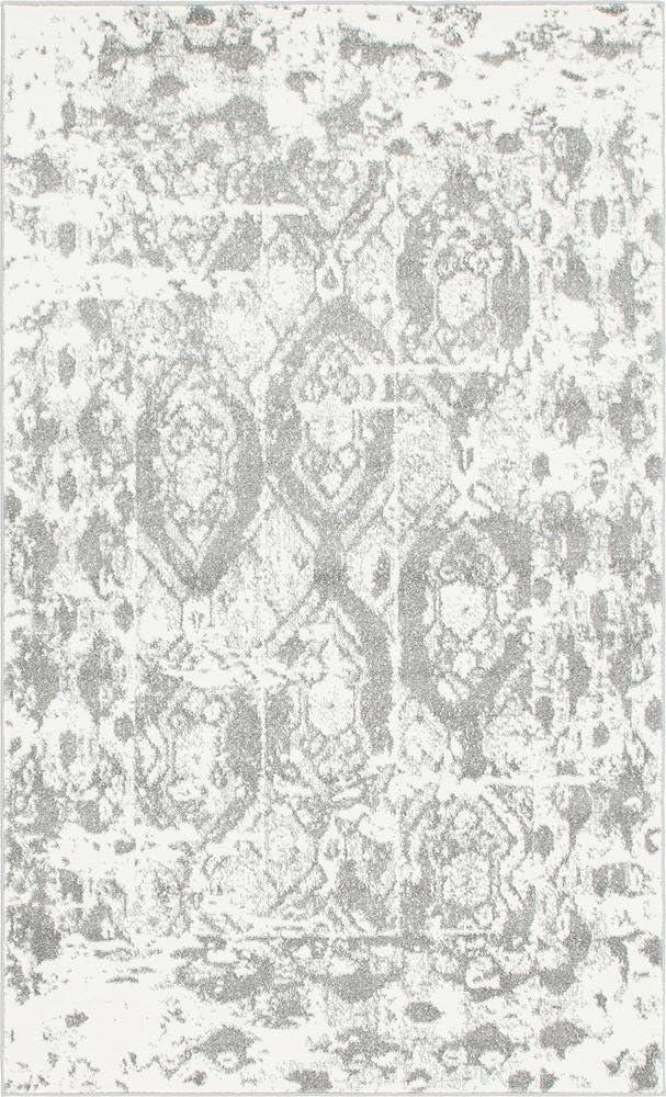 Unique Loom Piazza Rosso Rug , 5' 1" x 8' 0" ,Light Gray