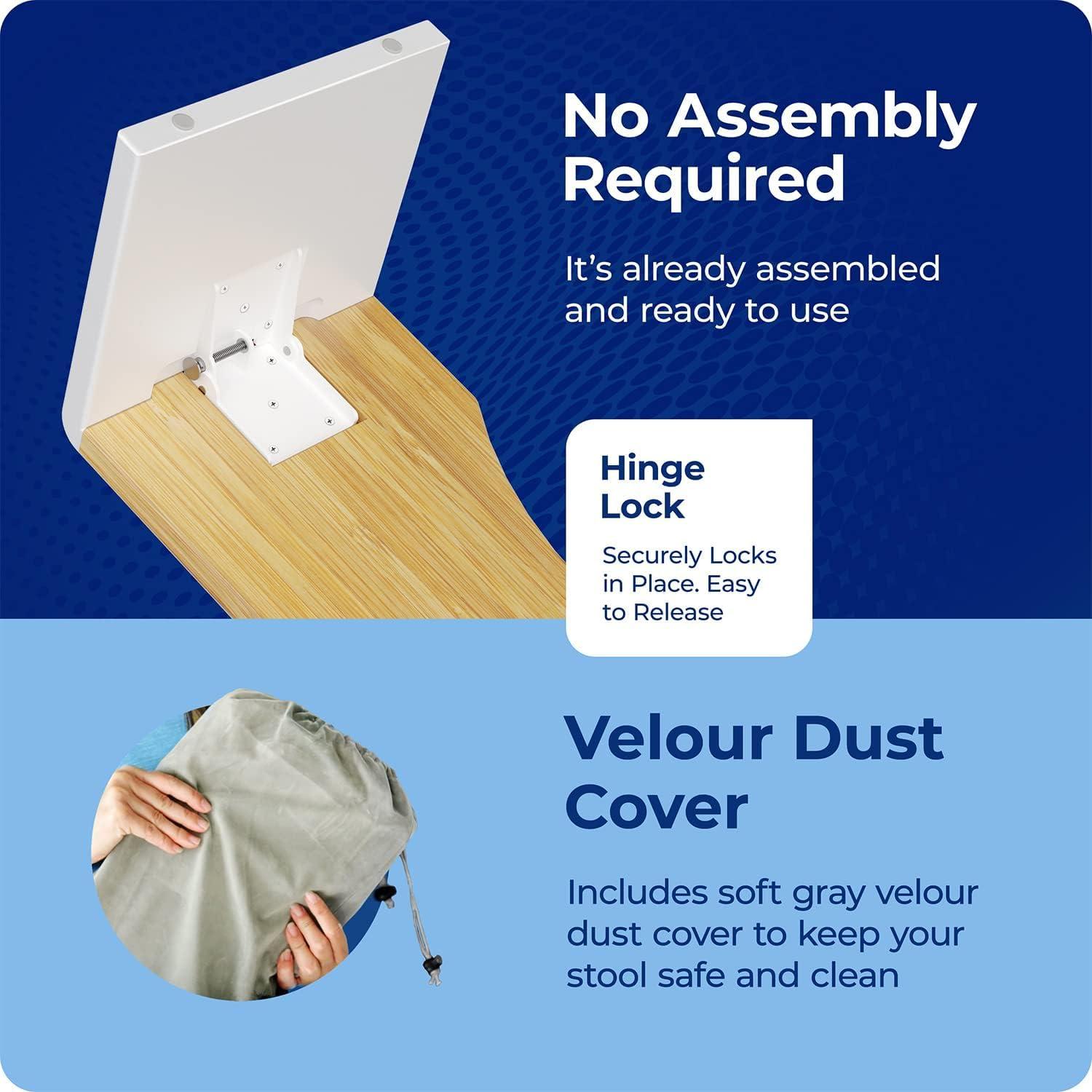 Squatty Potty SP-BAMBOO-STOCKHOLM Stockholm Toilet Stool