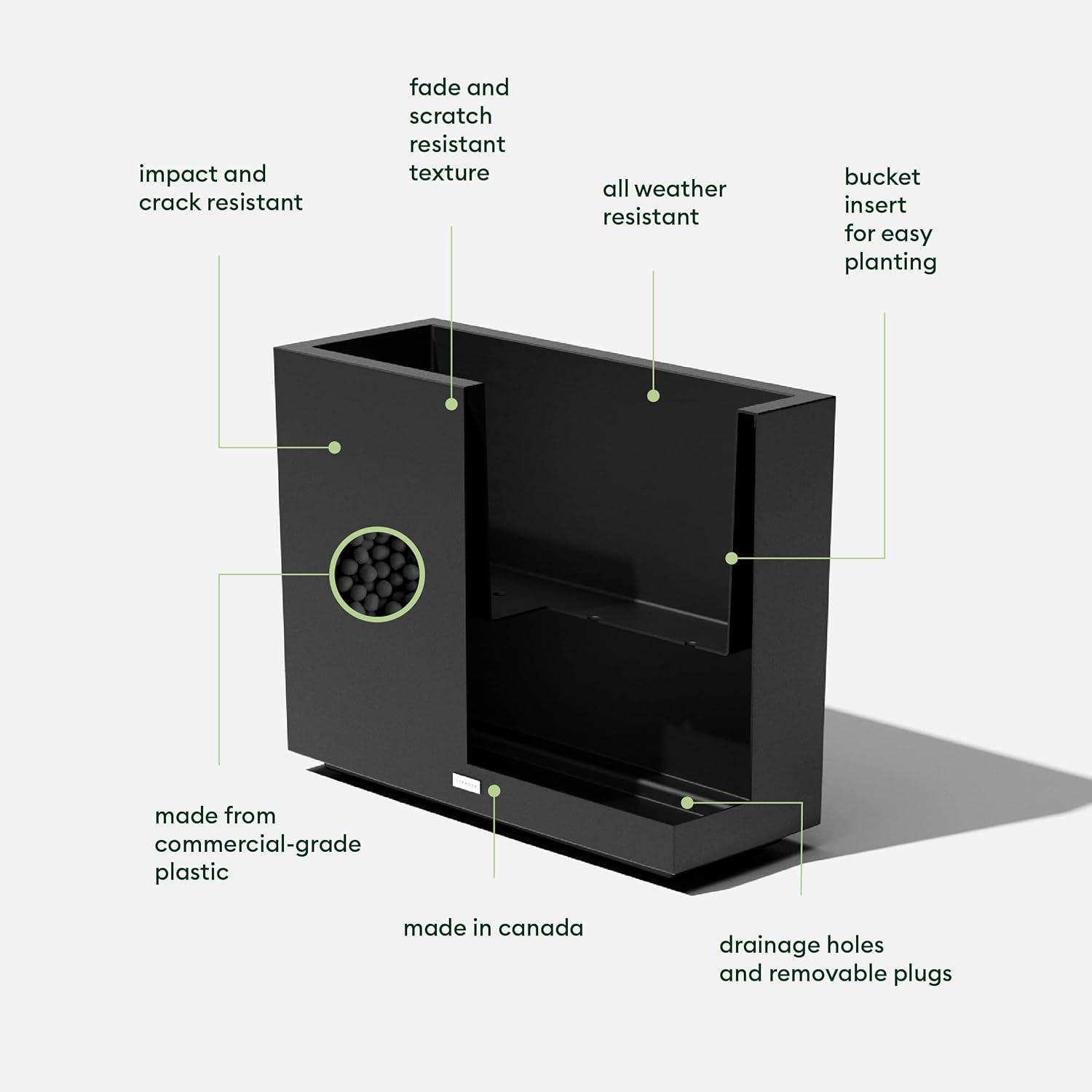 Veradek Block Series Span Planter