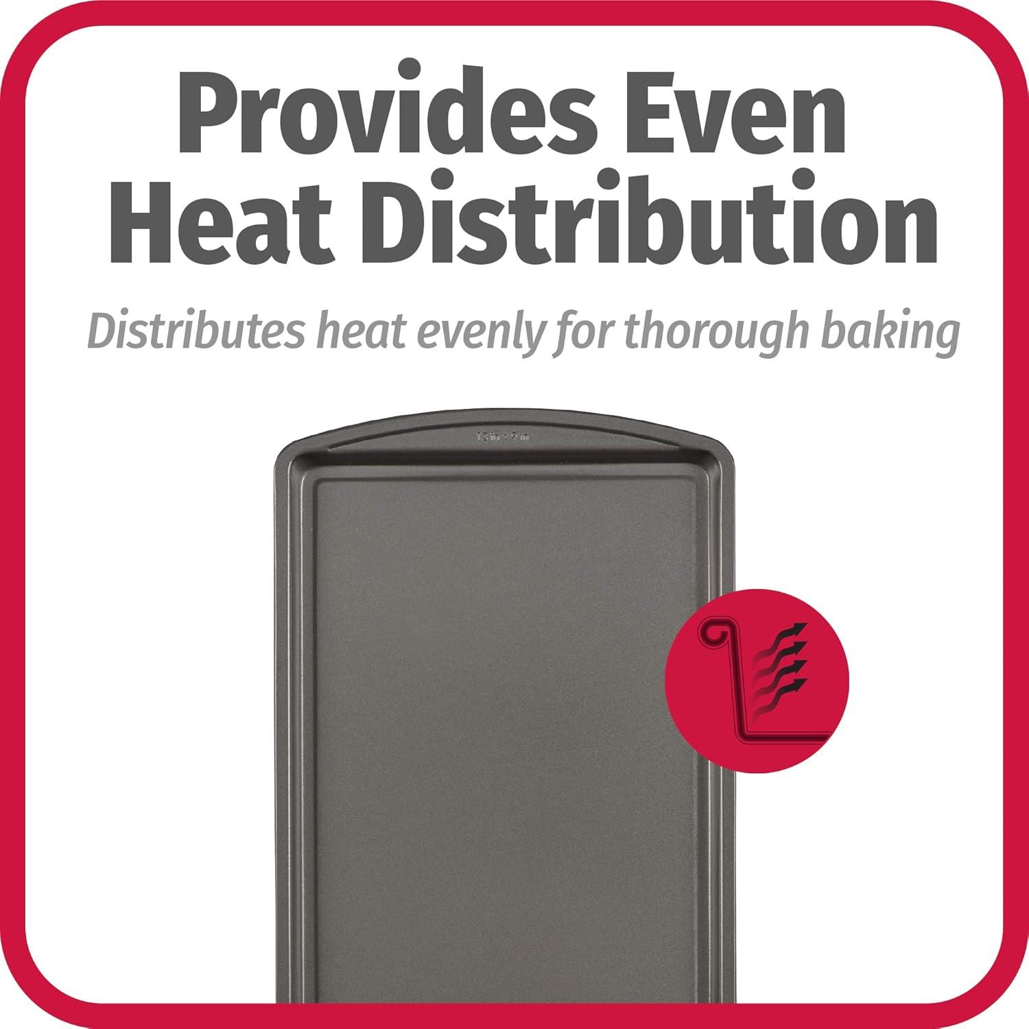 Goodcook Scratch-Resistant Nonstick Coating Baking Sheet, 13 Inch x 9 Inch,1 Pack