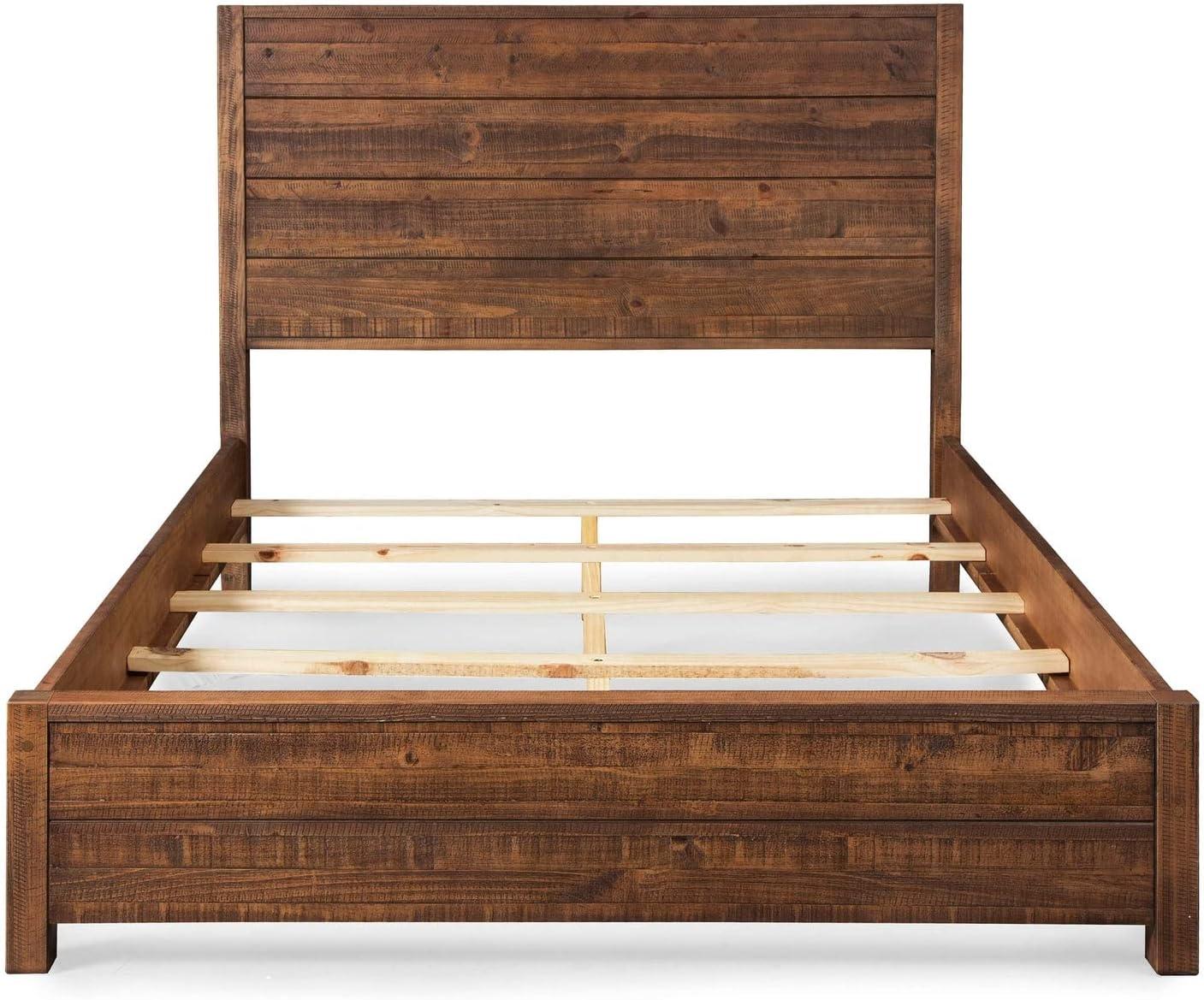 Montauk Solid Wood Panel Bed