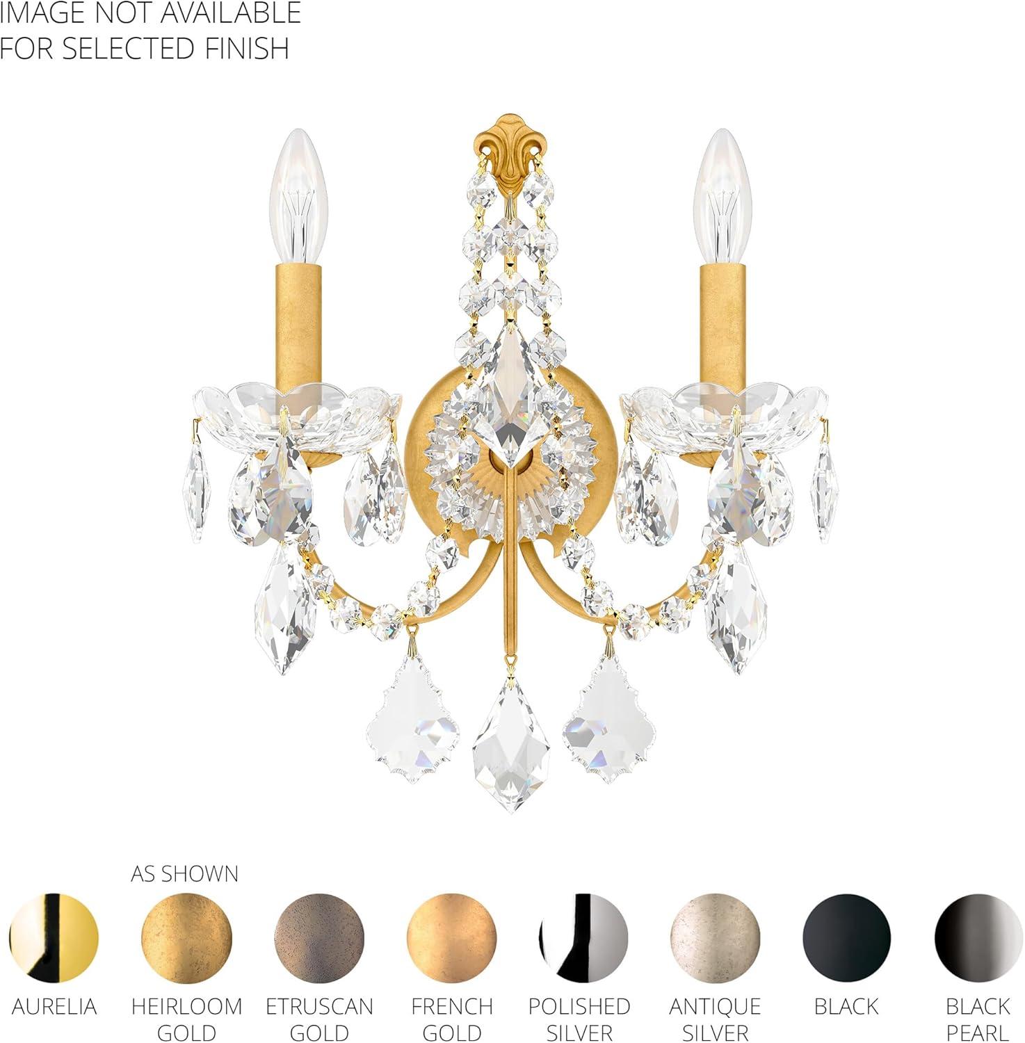 Century Steel Candle Wall Light