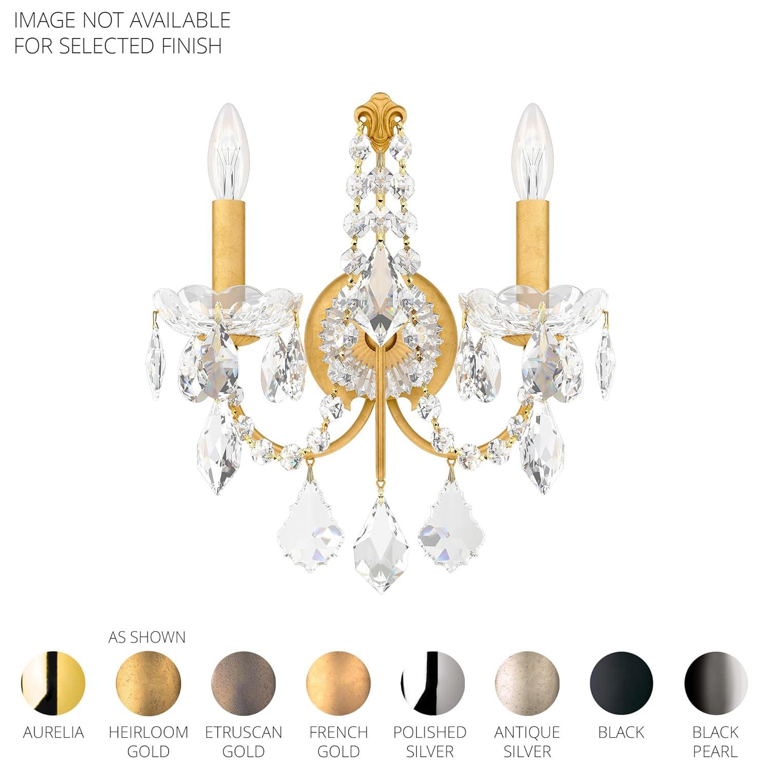 Century Steel Candle Wall Light