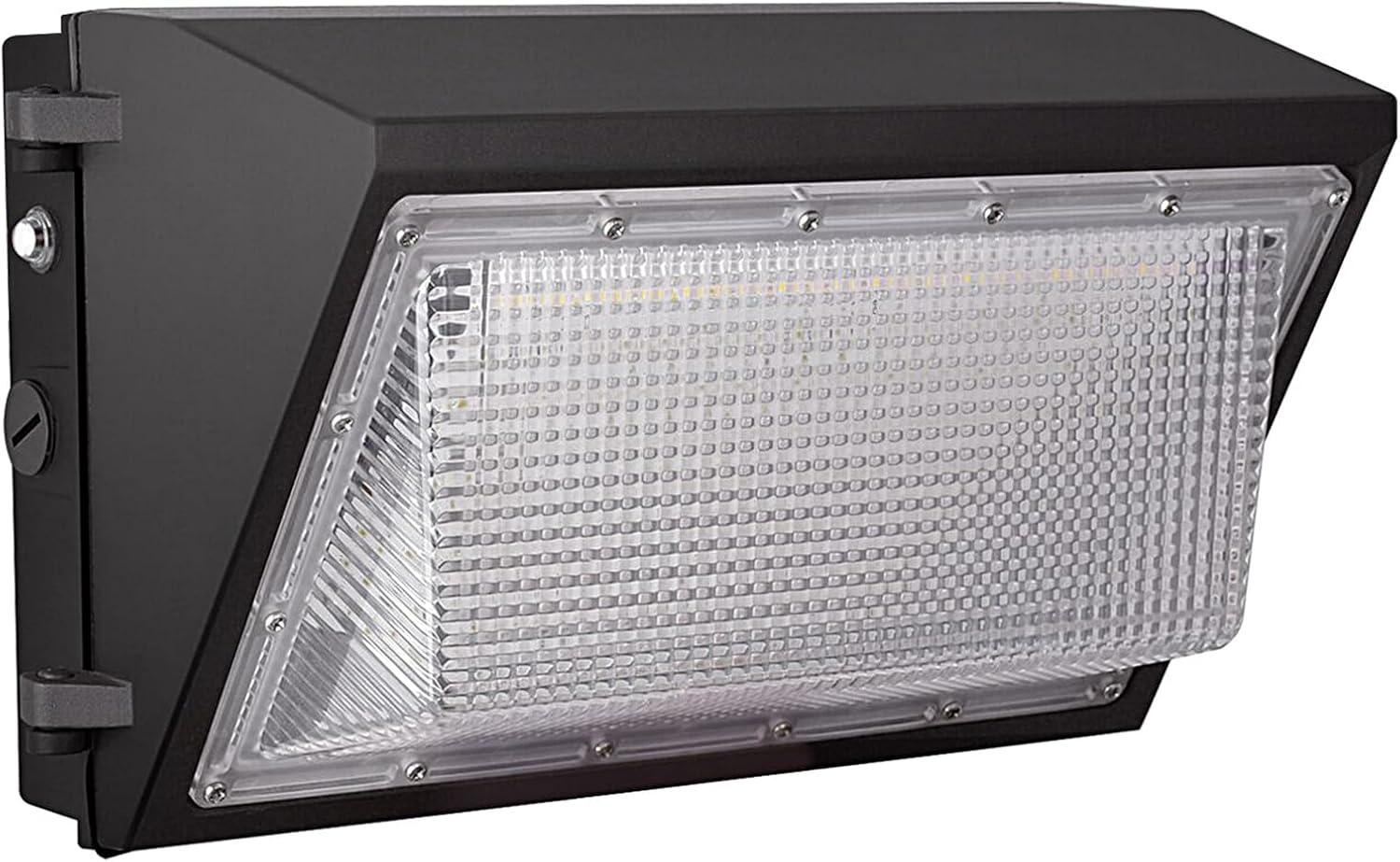 Black LED Wall Pack Light with Photocell Sensor