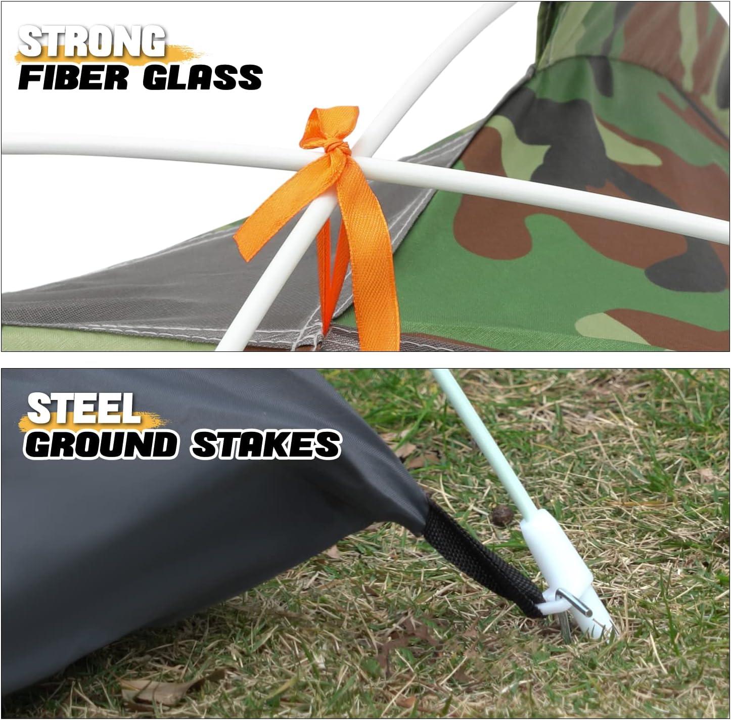 MoNiBloom 2 Person Instant Automatic Pop Up Camping Tent Waterproof Dome Tent with Rain Fly for Outdoor Hiking
