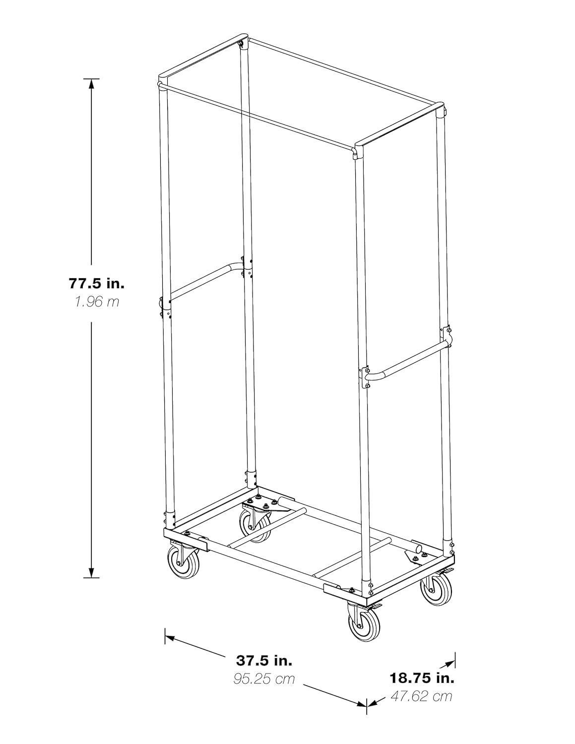 Office Star Products Caddy for PC54 (Holds up to 28 PC02 or PC03 chairs)
