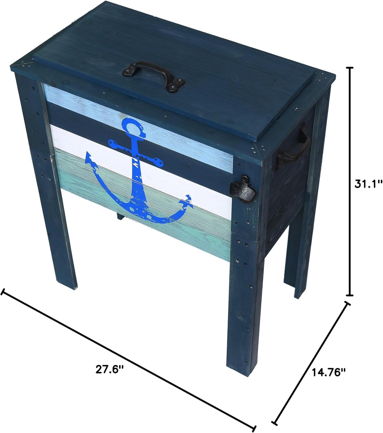 Backyard Expressions Backyard Expressions 45 Quarts Serving Station / Cart Cooler