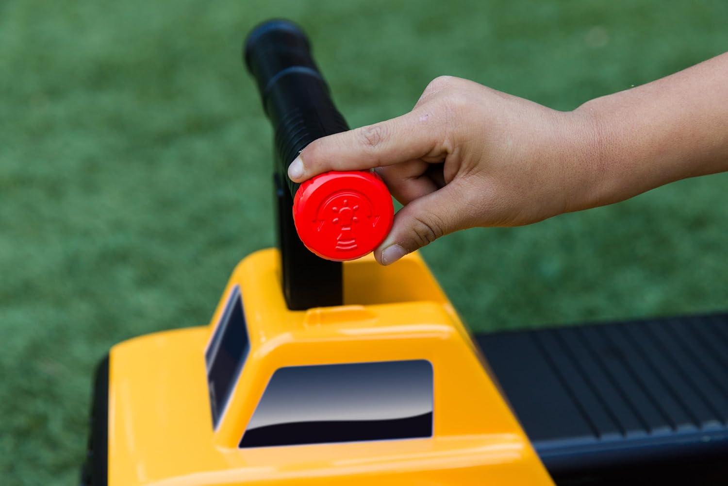 CAT Construction Toys, Play and Ride Transforming Steel Dump Truck - Ride On or Classic Play - Real Working Dump Bin - Ideal for 18 months -Built to Last