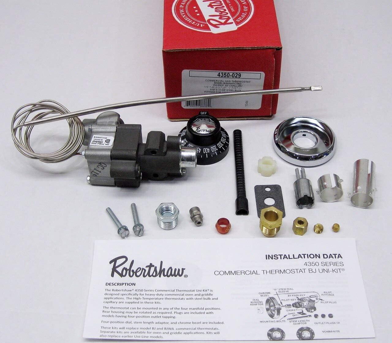 Robertshaw Analog Natural Gas Oven Thermostat Kit