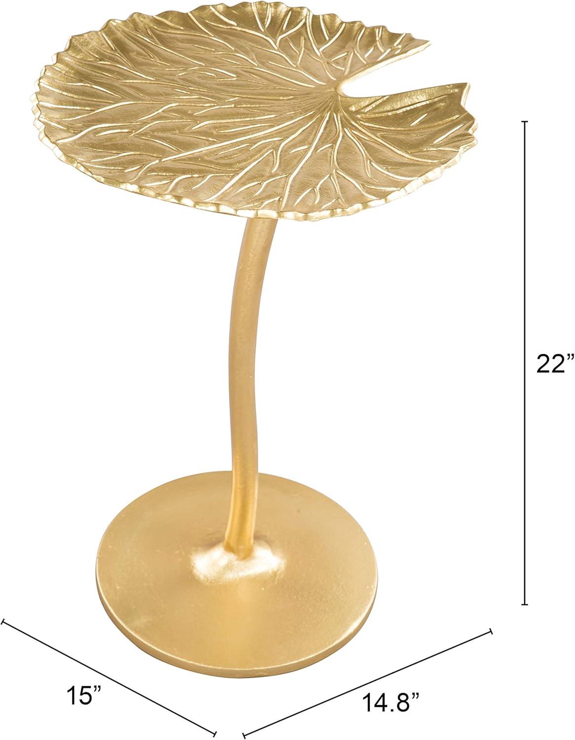 Lily Side Table Gold